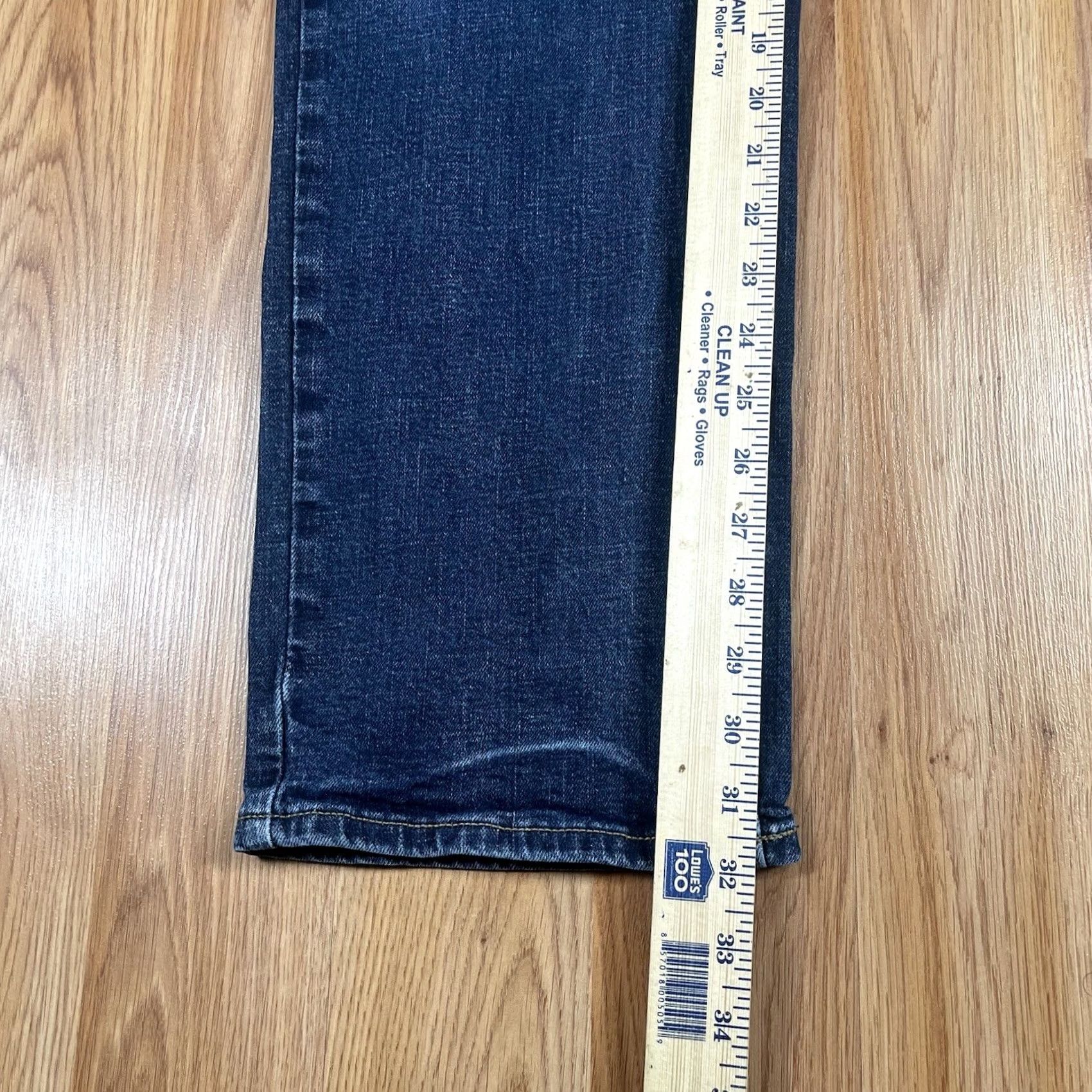 Old Navy Old Navy Jeans Mens 32Wx34L Loose Straight Leg Long Blue Wash Denim Cotton Blend Size US 32 / EU 48 - 7 Thumbnail