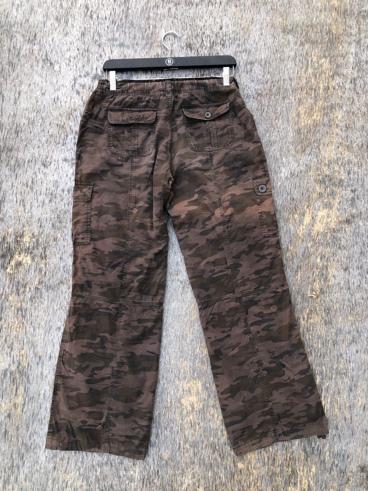 Japanese Brand Vintage Camo Cargo Pants Stretchable Waist W28xL38 Size US 28 / EU 44 - 10 Thumbnail