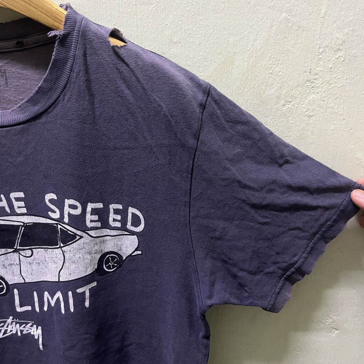 Stussy Rare Distressed Stussy X David Shrigley Tees Size US S / EU 44-46 / 1 - 4 Thumbnail