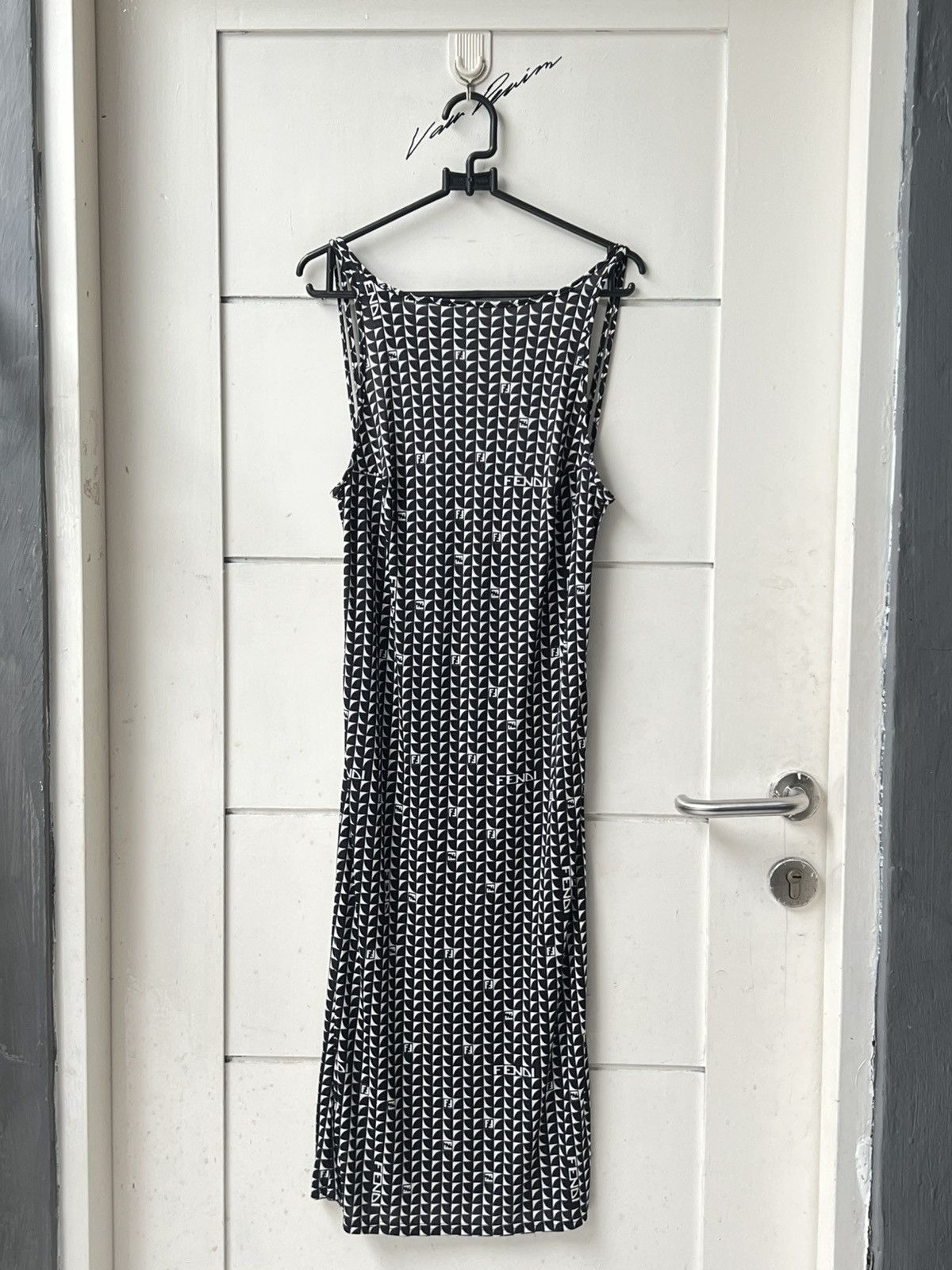 Fendi Fendi Motive Midi Dress Size XS / US 0-2 / IT 36-38 - 16 Thumbnail