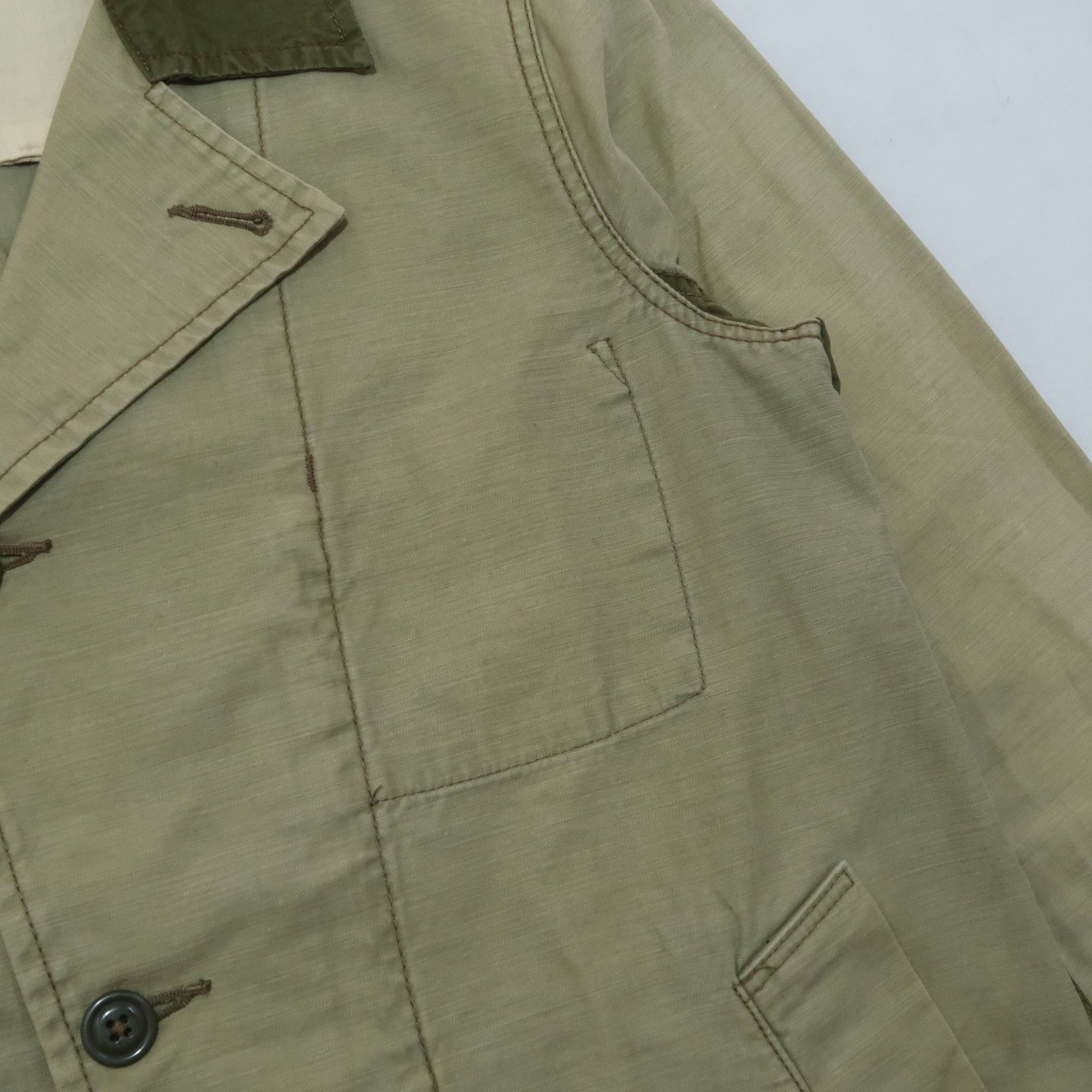 Junya Watanabe 90s Spellbound Asymmetric Patchwork Jacket Junya Watanabe Size US M / EU 48-50 / 2 - 6 Thumbnail