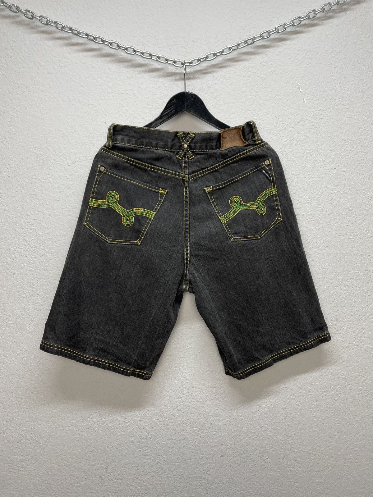 JNCO Vintage y2k LRG Baggy Fit Japanese Distressed Shorts Pants Size US 30 / EU 46 - 11 Thumbnail