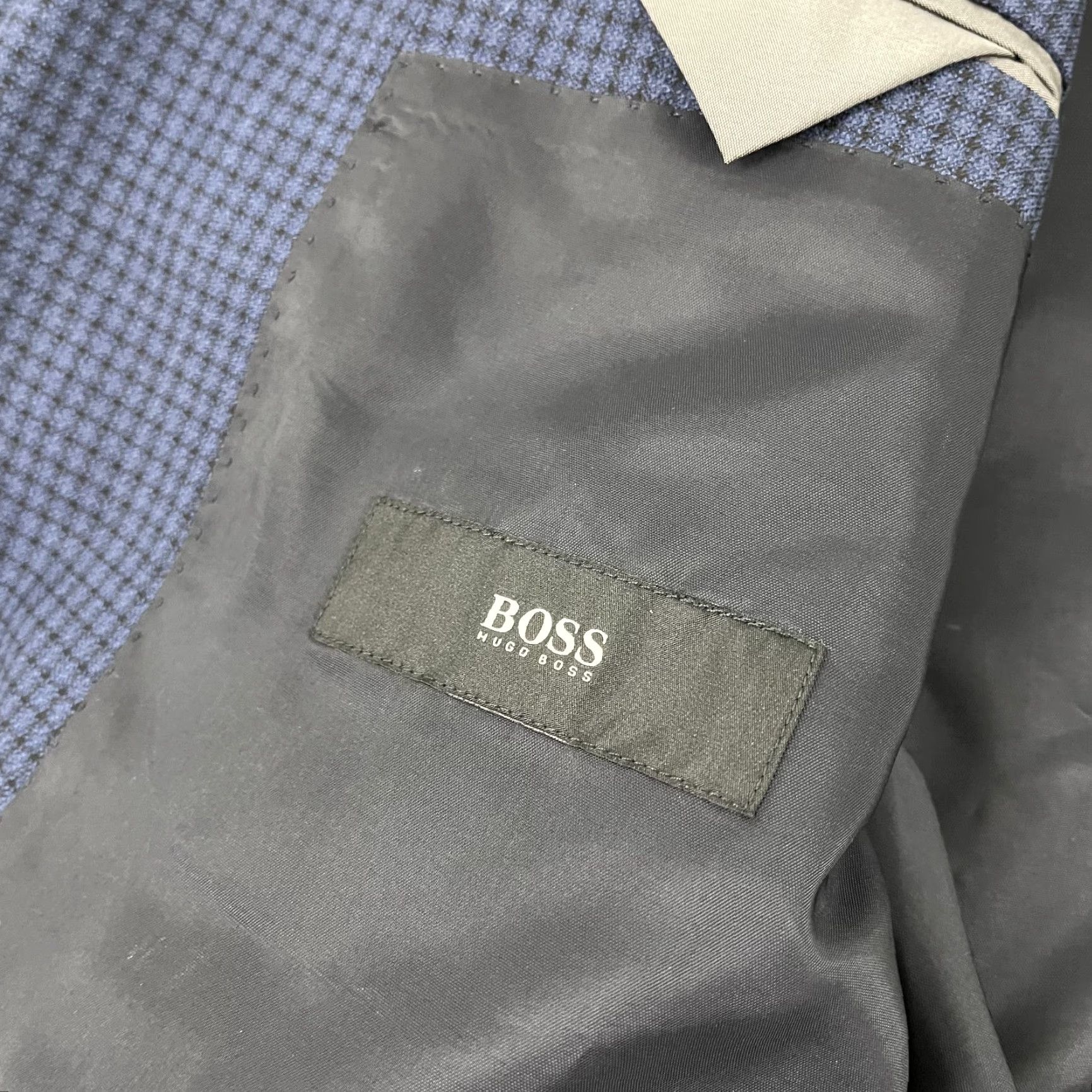 Hugo Boss HUGO BOSS Blazer Mens Size 40 Wool Plaid Multicolor Jacket Size 40R - 3 Thumbnail