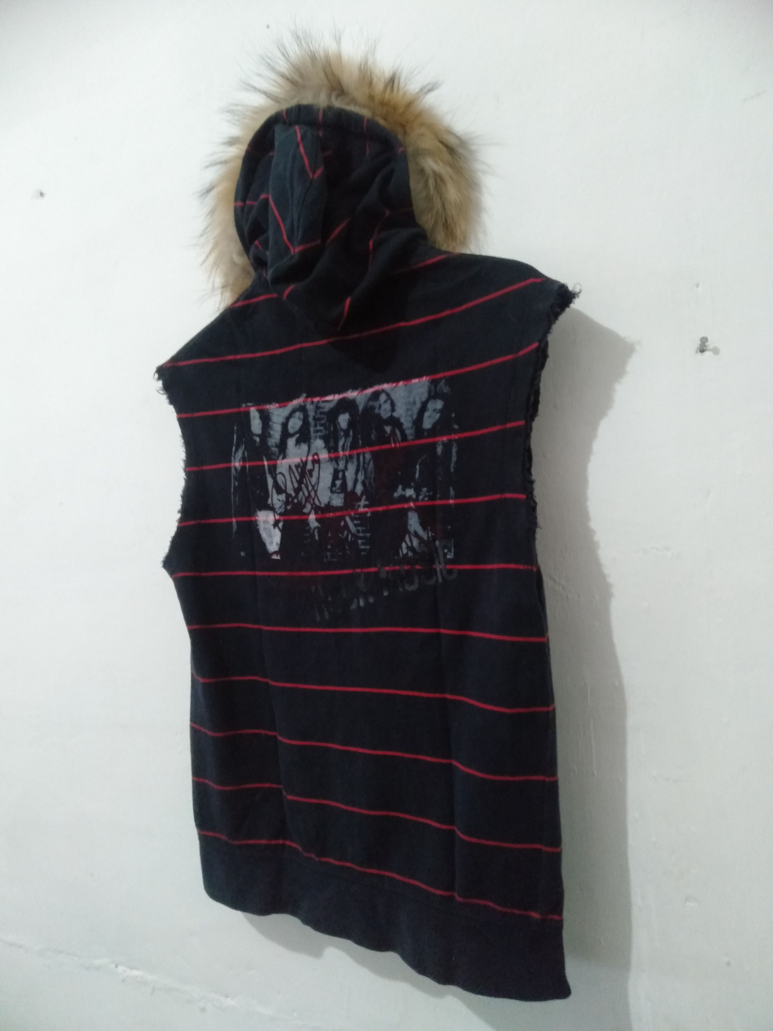 If Six Was Nine Japanesse Fur vest zip Hoodie Lgb style ossela Size US M / EU 48-50 / 2 - 2 Thumbnail
