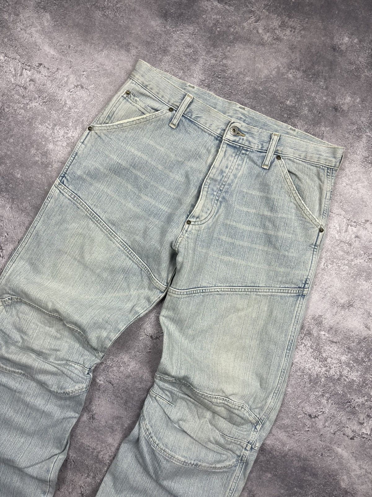 G-Star Vintage G-Star Raw Baggy Denim Jeans Double Knee Pants Y2K Size US 34 / EU 50 - 16 Thumbnail