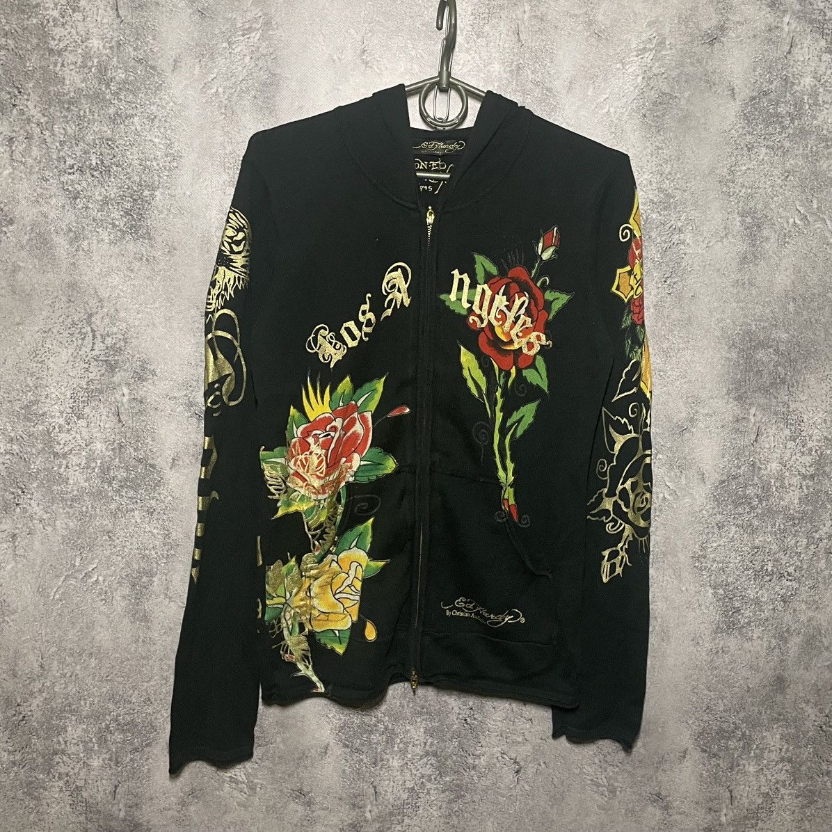 Christian Audigier × Ed Hardy × Vintage Vintage Ed Hardy by Christian Audigier Hoodie Y2K Size M / US 6-8 / IT 42-44 - 1 Thumbnail