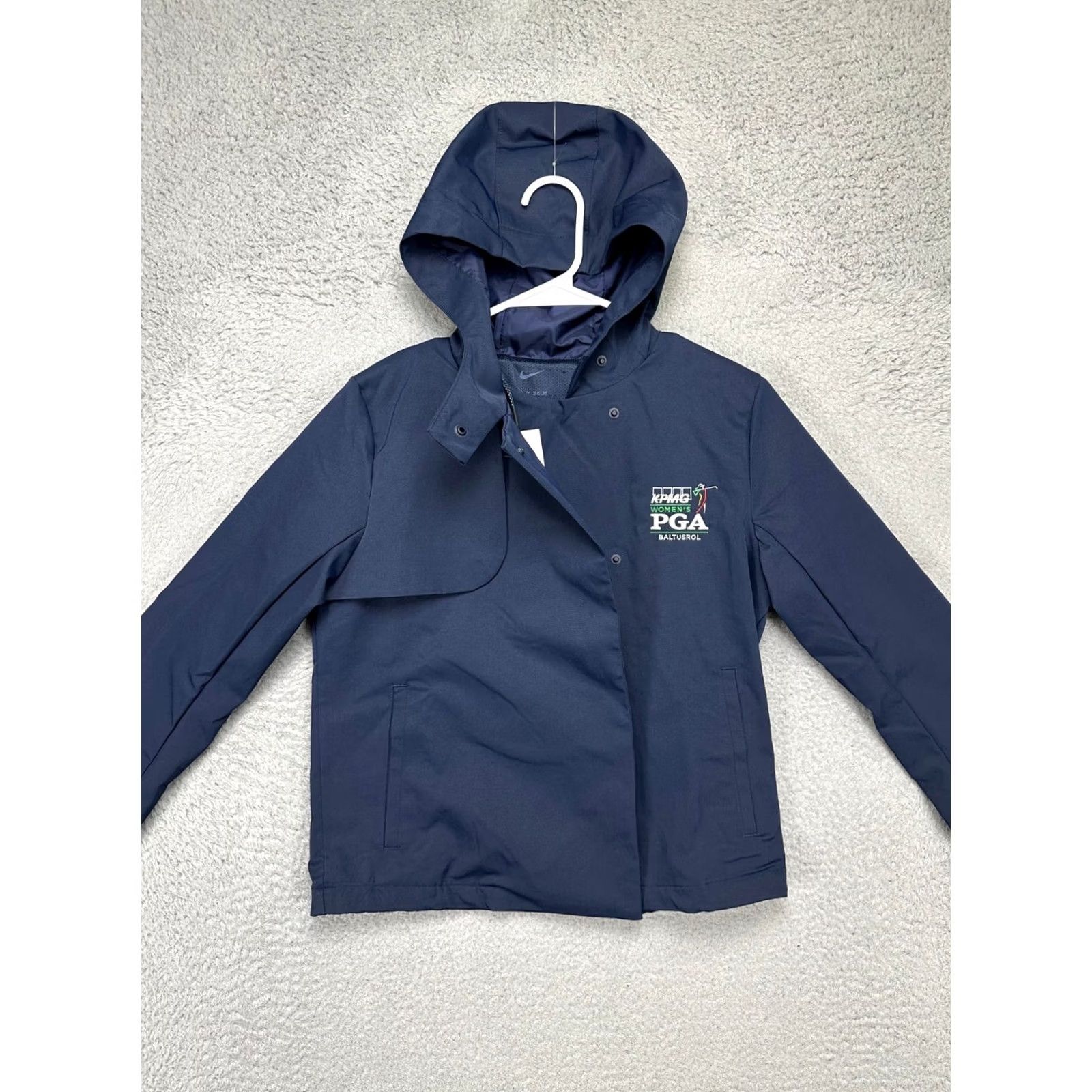 Nike Nike Repel Jacket Womens XS Blue PGA Baltusrol Snap Hoodie Waterproof Ladies NEW Size XS / US 0-2 / IT 36-38 - 3 Thumbnail