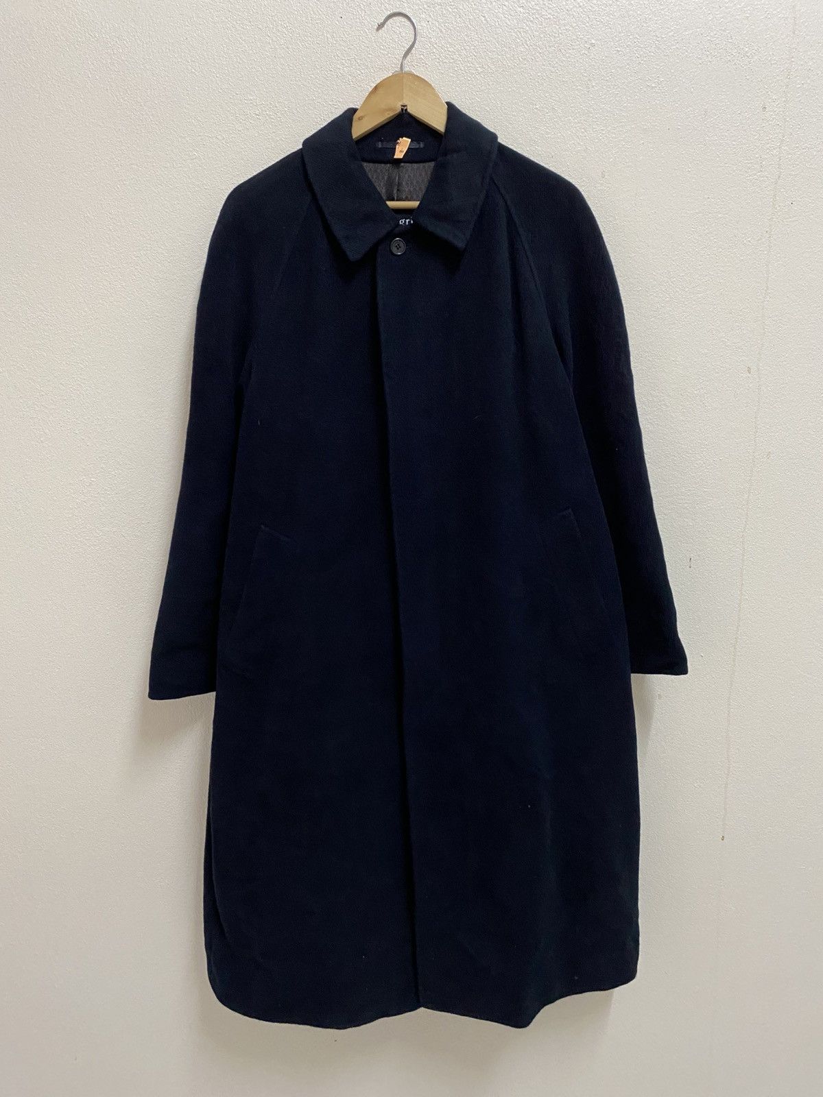 Allegri Allegri Wool Coat Jacket Black Mens Size US M / EU 48-50 / 2 - 1 Thumbnail