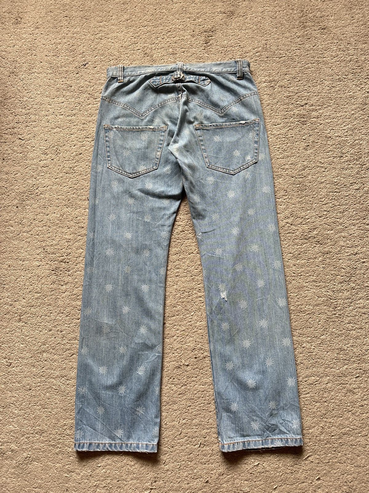 Tsumori Chisato 1990s SunaoKuwahara Bullet shot Jeans Size US 30 / EU 46 - 10 Thumbnail