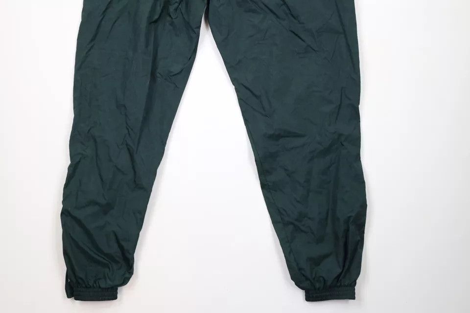 Vintage Vintage 90s Streetwear Blank Lined Nylon Joggers Pants Green Size US 36 / EU 52 - 12 Thumbnail