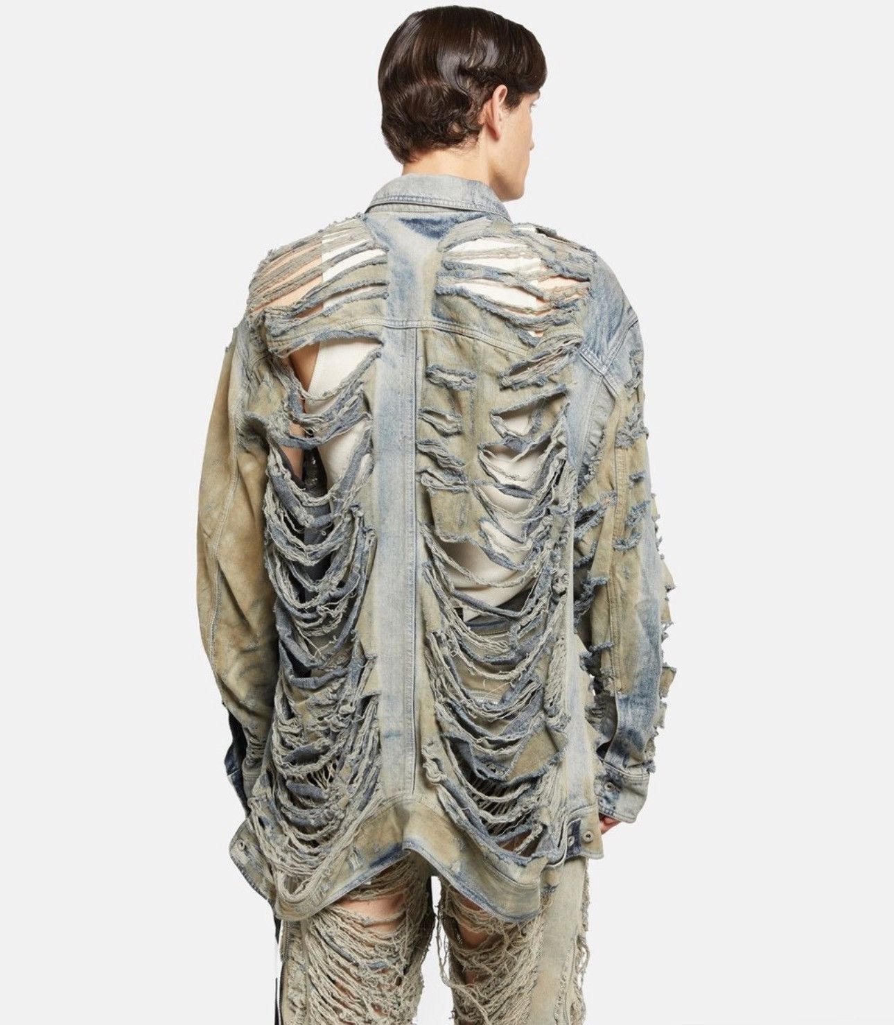 Rick Owens × Rick Owens Drkshdw Rick owen’s jumbo worker denim jacket Size US M / EU 48-50 / 2 - 4 Thumbnail