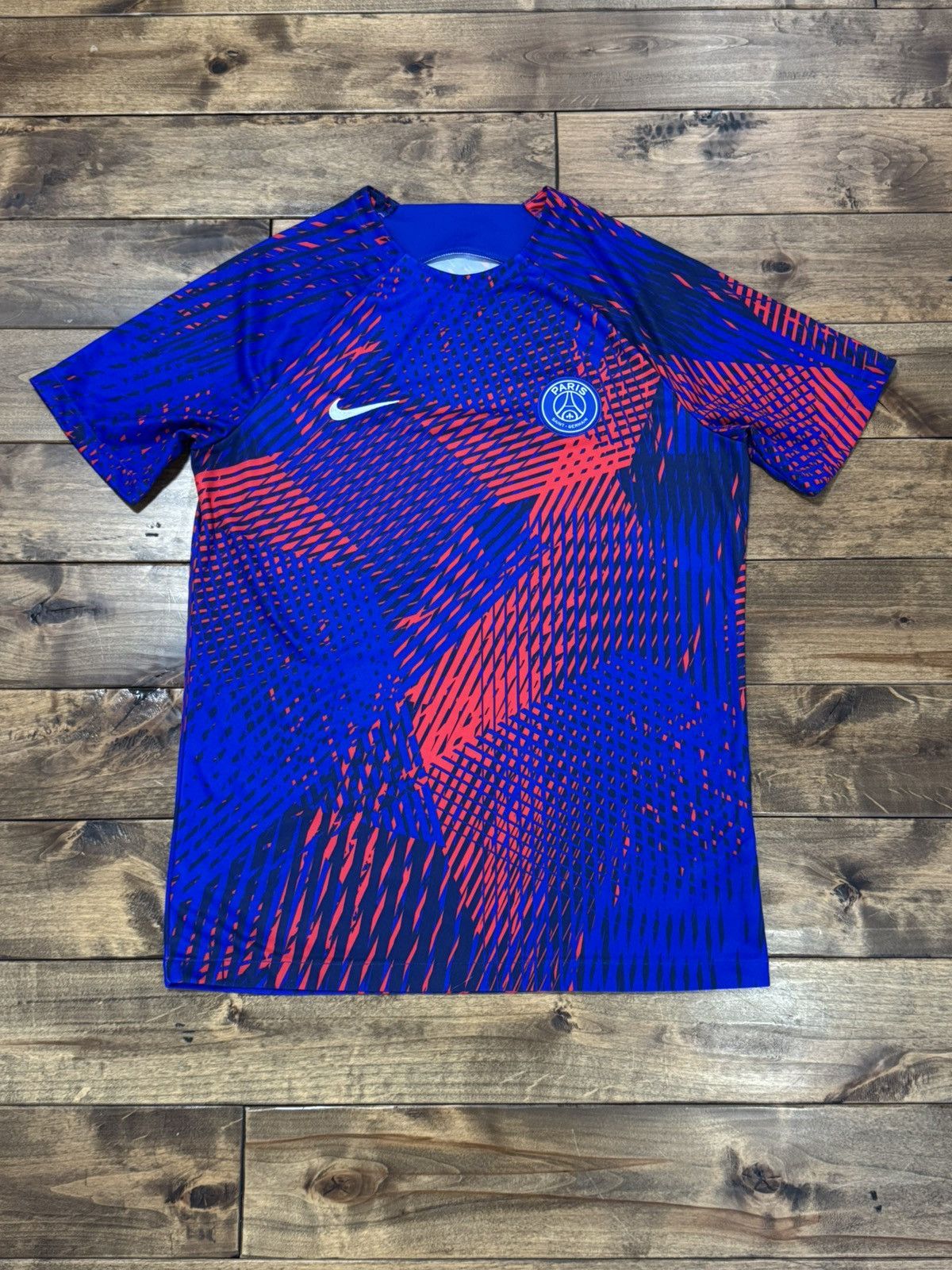 Nike Nike PSG Paris Saint-Germain FA22 Pre-Match Training Top Size US M / EU 48-50 / 2 - 1 Thumbnail