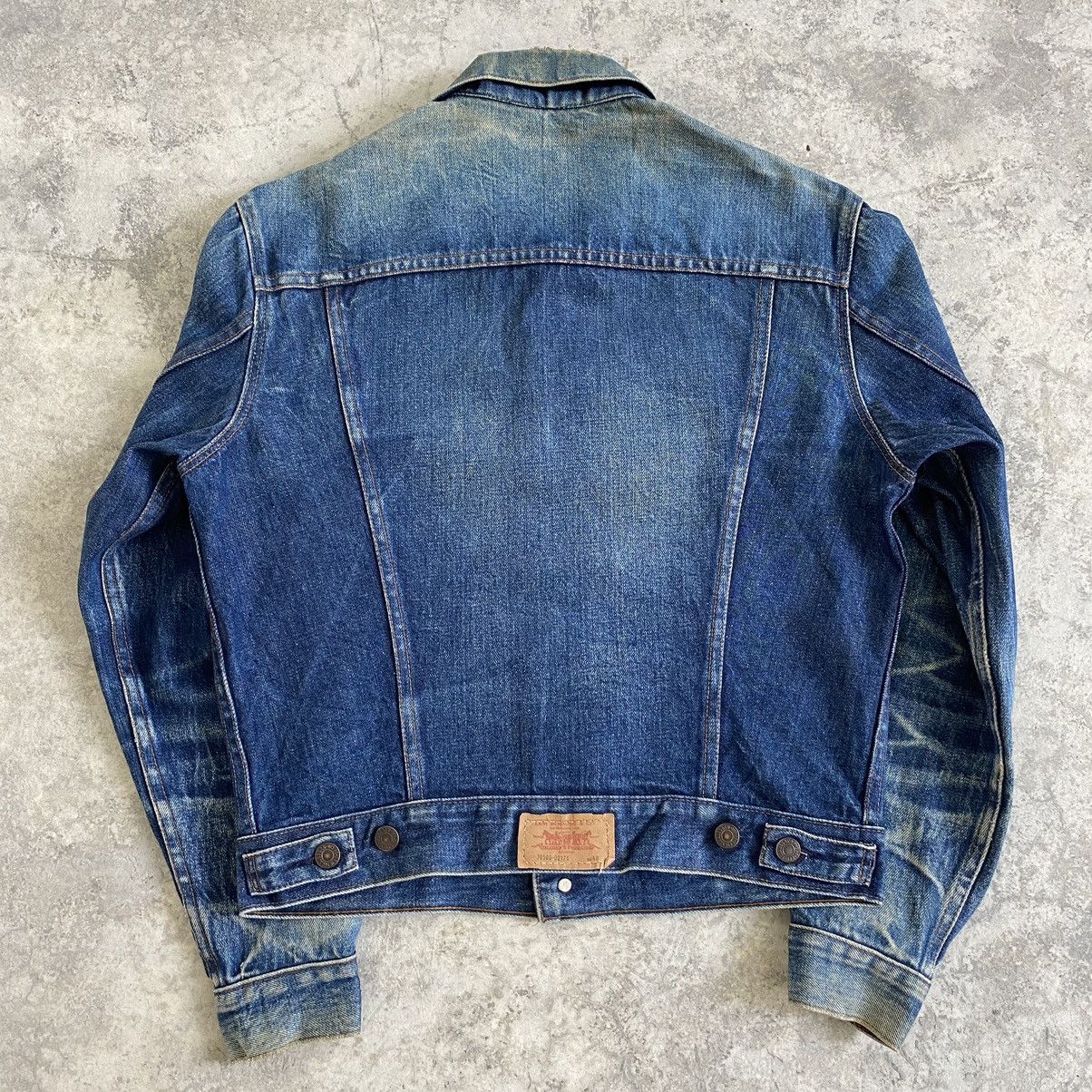 Levi's VTG 70’s Levi’s Type 3 Faded Honeycomb Trucker Denim Jacket Size US S / EU 44-46 / 1 - 14 Thumbnail