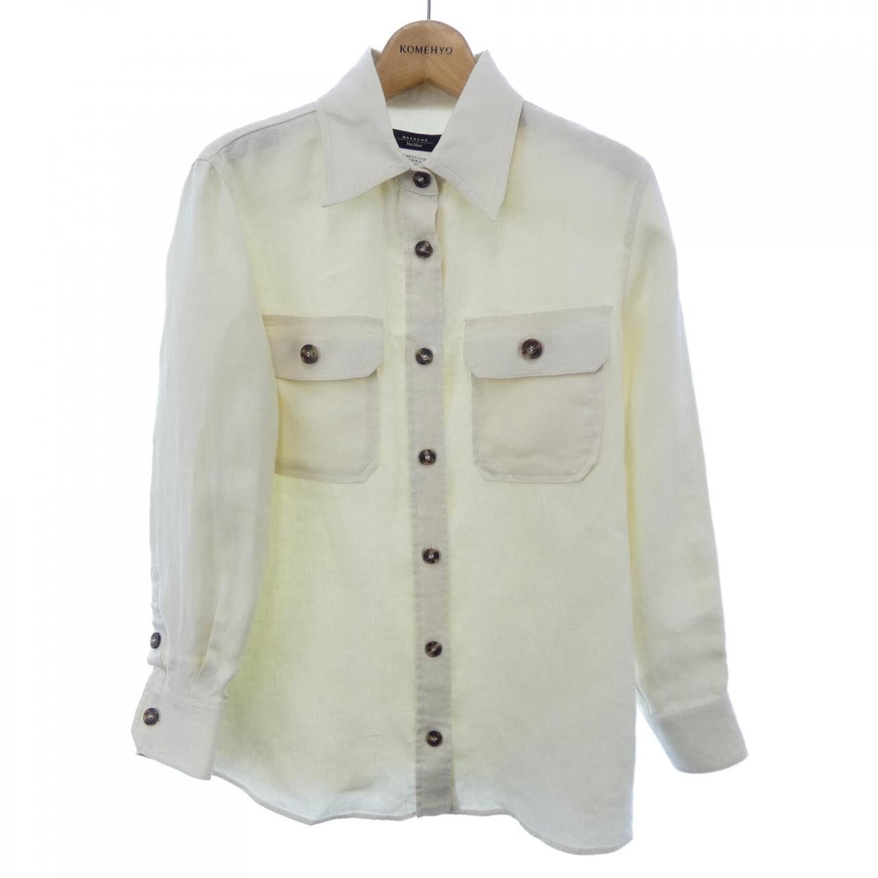 Max Mara Max Mara Max Mara weekend Shirt Textile Dress Shirt 24151110136 DUTY FREE for USA Size ONE SIZE - 1 Thumbnail