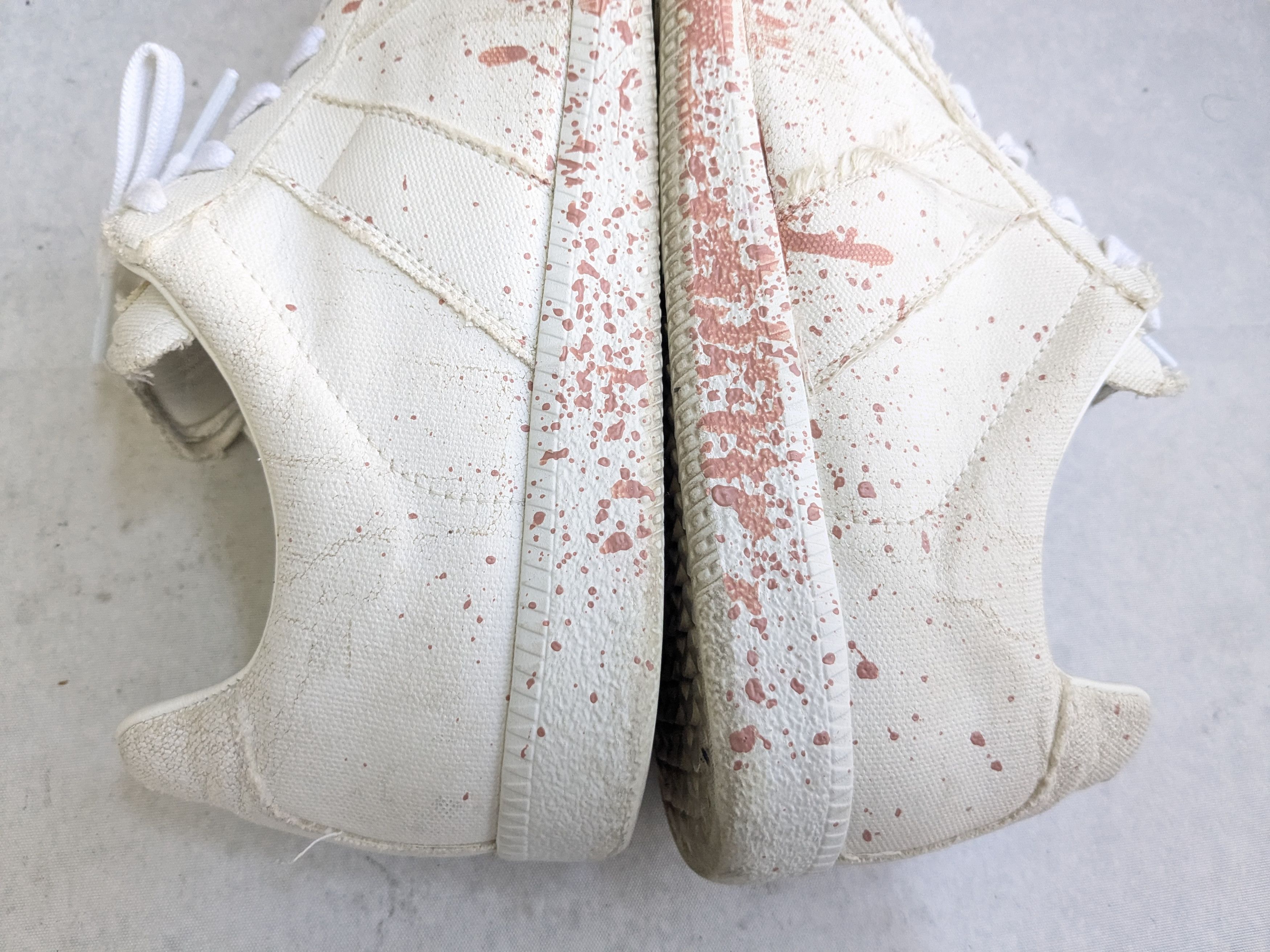 Maison Margiela Maison Margiela Replica GAT White Pink Paint Splatter 8 41 Size US 8 / EU 41 - 8 Thumbnail