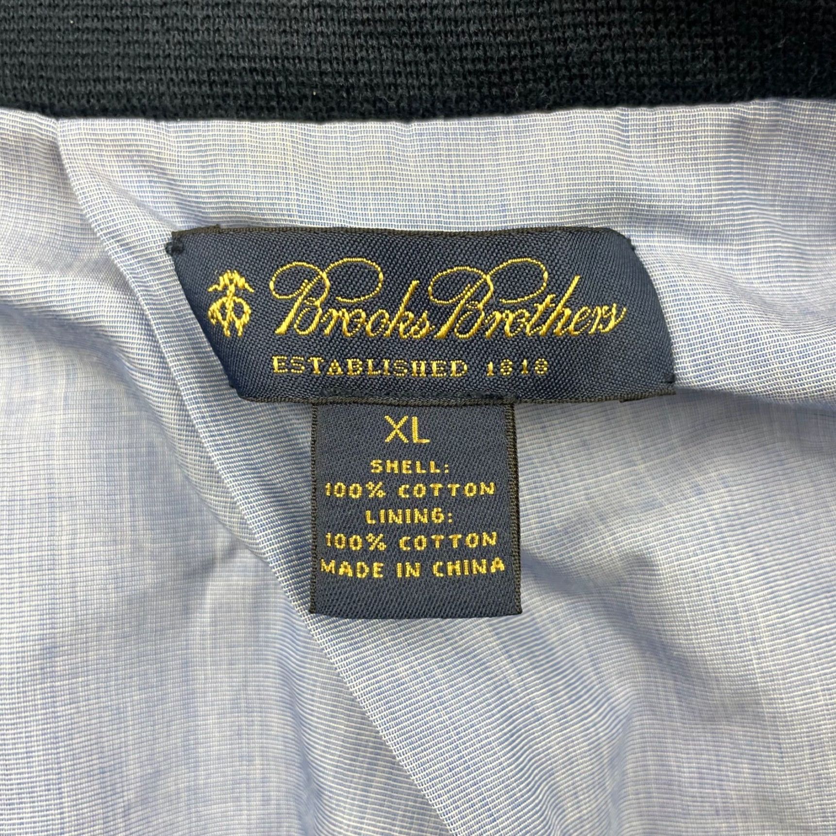 Brooks Brothers Brooks Brothers Men’s Knit Cardigan Blazer Navy Blue 3-Button 100% Cotton XL 46R Mens Jacket Blazer Cardigan Size US M / EU 48-50 / 2 - 4 Thumbnail