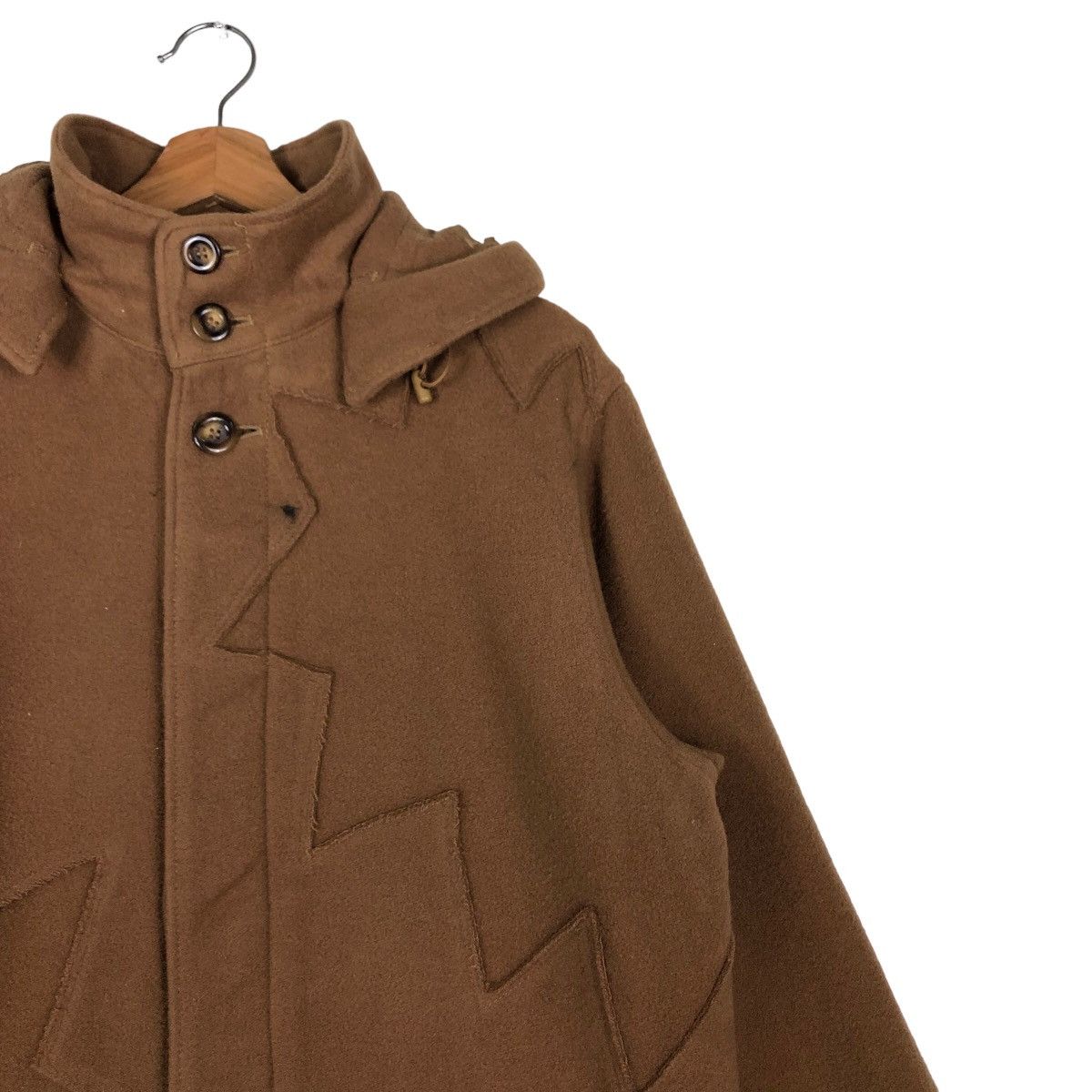 Issey Miyake 🔥Vintage Wool Chore Jacket Hoodie Issey Miyake Hai Sporting Size US M / EU 48-50 / 2 - 7 Thumbnail