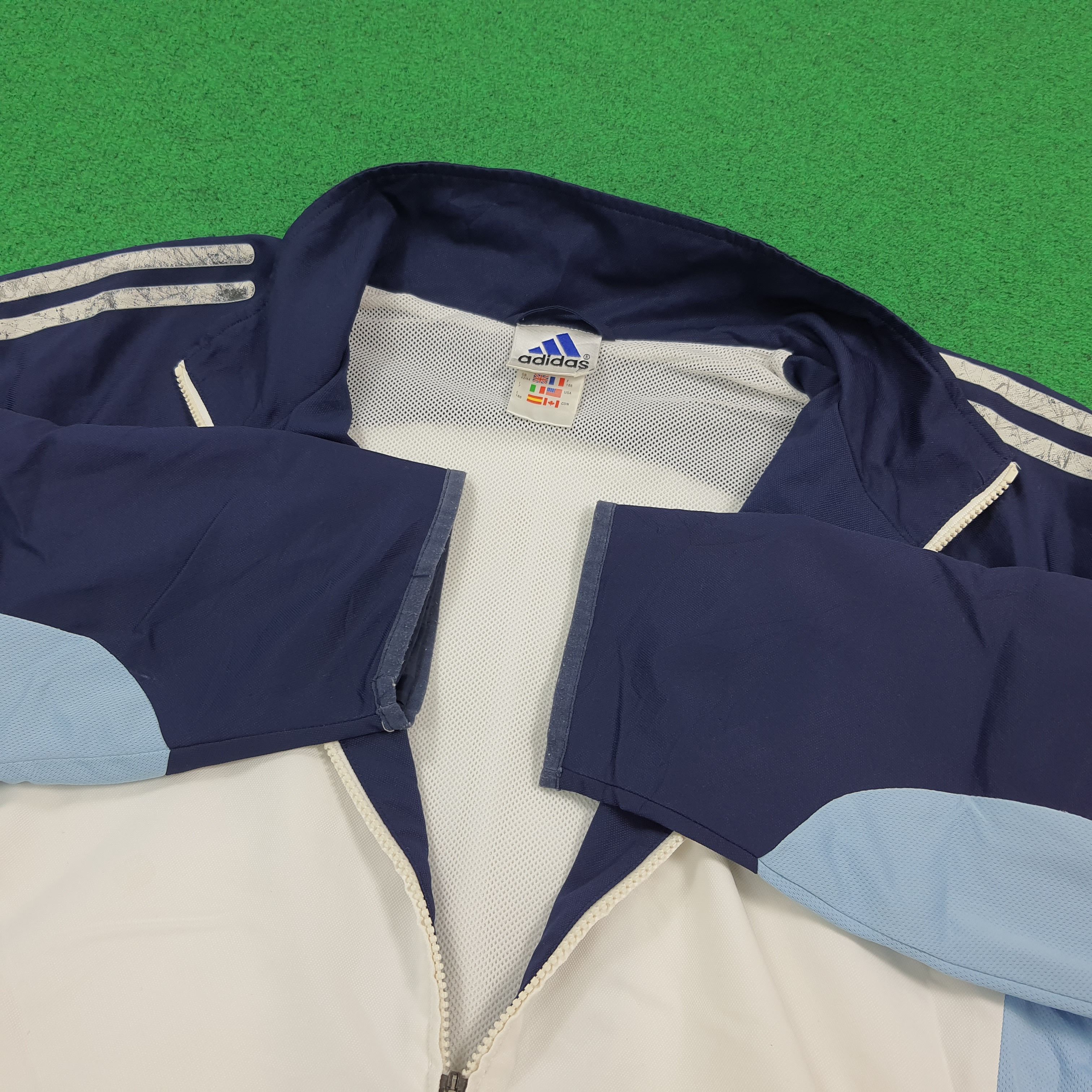 Adidas Vintage 2002 Argentina AFA Adidas Training Jacket C306N3 Size US XL / EU 56 / 4 - 7 Thumbnail