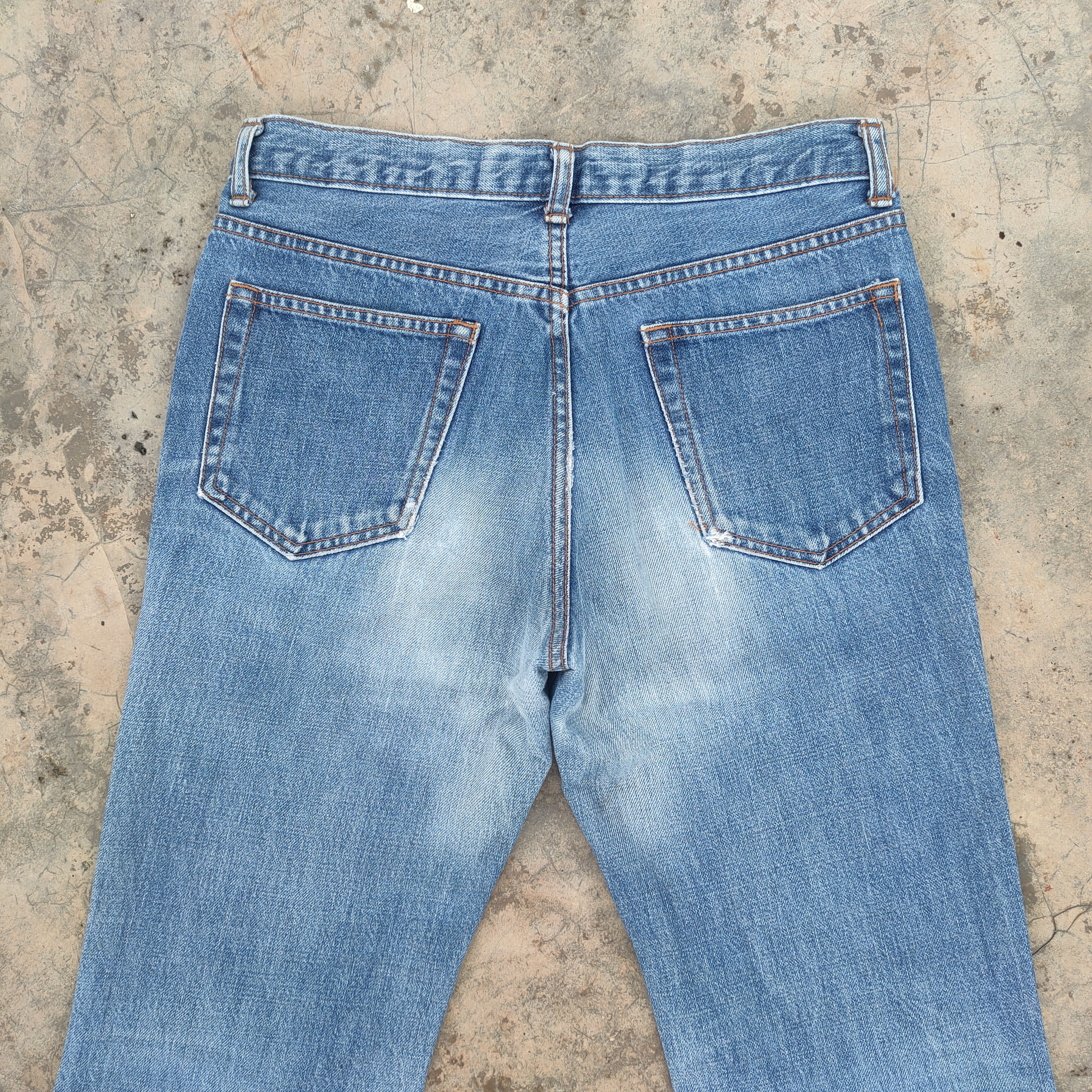 Japanese Brand VINTAGE TORGA FLARE FADED DENIM JEANS PANTS Size US 29 - 9 Thumbnail