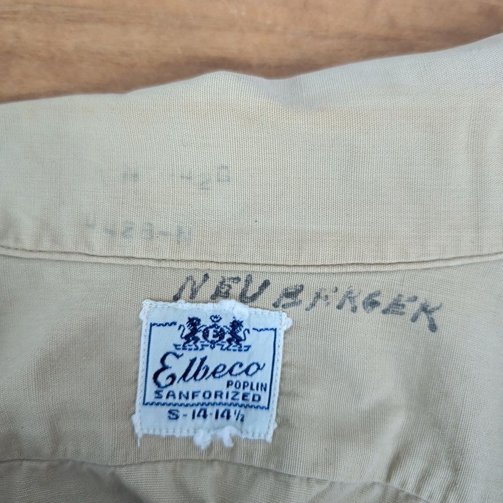 Vintage True Vintage Elbeco Short Sleeve Military Shirt with Pins Size US S / EU 44-46 / 1 - 2 Thumbnail