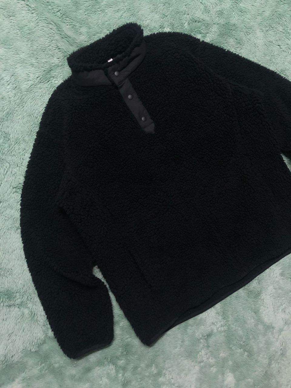 Uniqlo × White Mountaineering UNIQLO WHITE MOUNTAINEERING DEEP PILE HALF BUTTON FLEECE Size US L / EU 52-54 / 3 - 8 Thumbnail