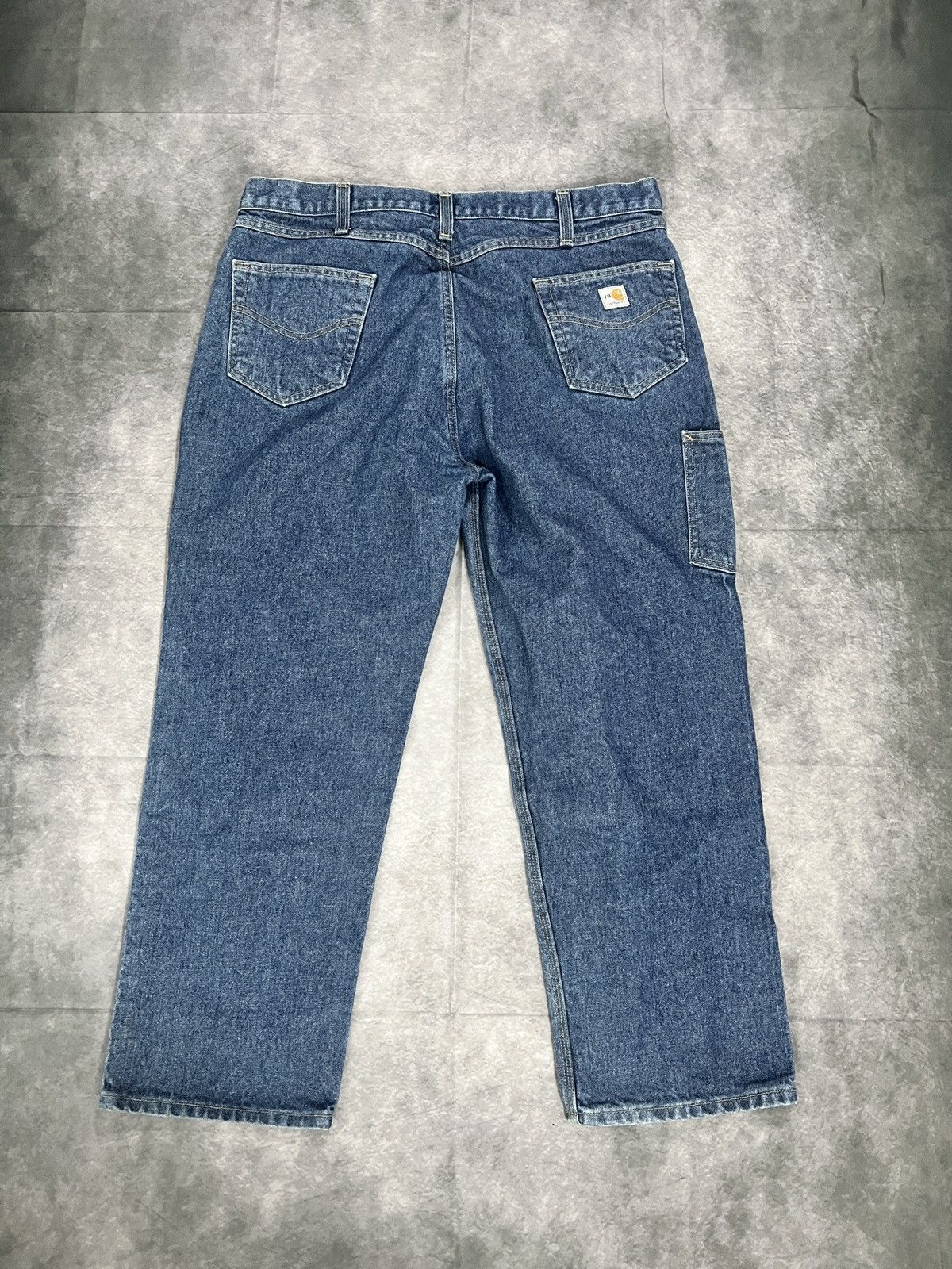 Carhartt Carhartt Blue Denim Jeans Size 42 Workwear Relaxed Fit Men’s Size US 42 / EU 58 - 2 Thumbnail