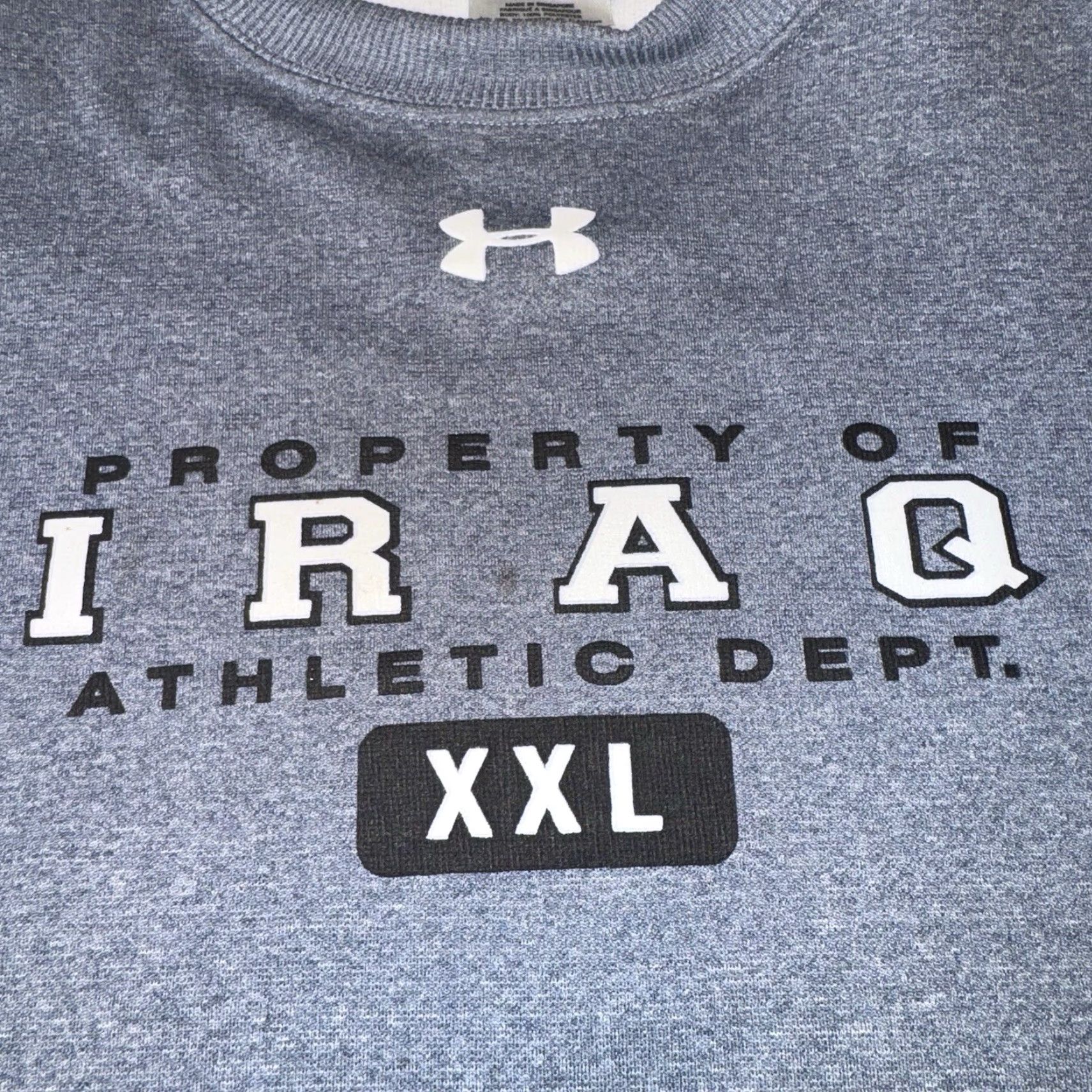 Under Armour Under Armour Sweatshirt Mens Blue Medium Property Of Iraq Athletic Department Size US M / EU 48-50 / 2 - 5 Thumbnail