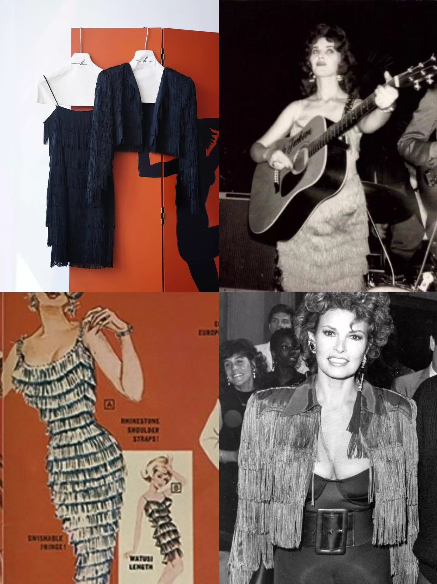 Other 1980s USA Tassel Fly Girl Short Blazer & Cami Dress Set S Size S / US 4 / IT 40 - 2 Thumbnail