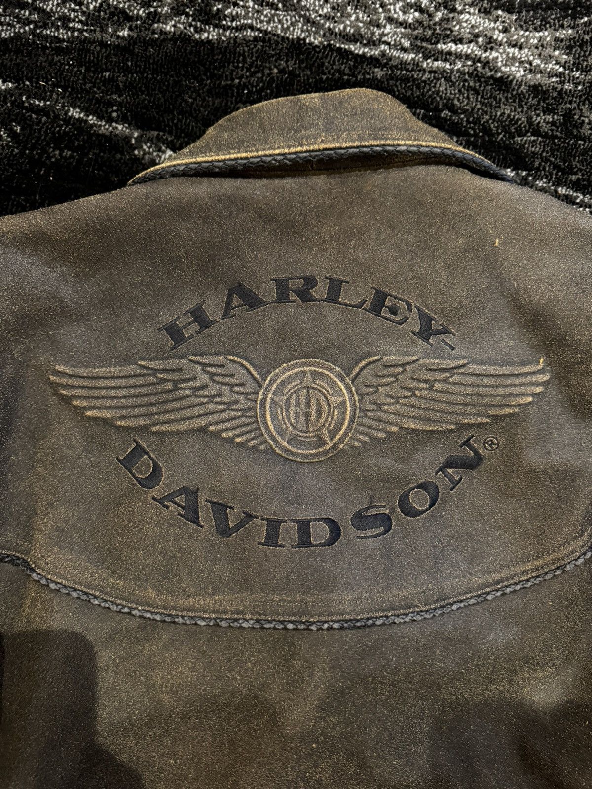 Harley Davidson Vintage Harley Davidson Leather Jacket Size US L / EU 52-54 / 3 - 3 Thumbnail