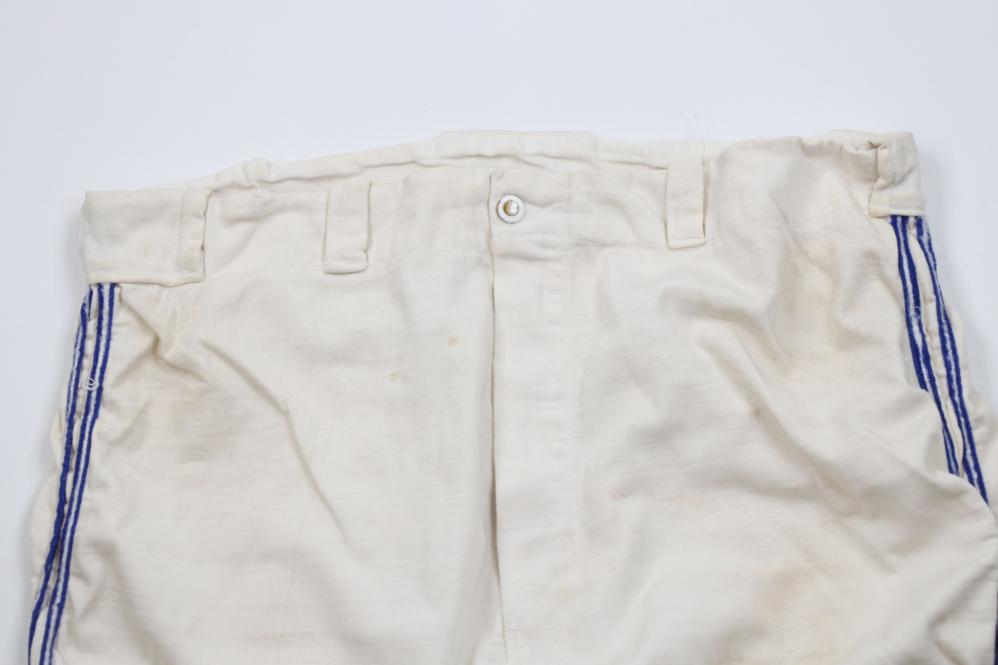 Vintage Vintage 40s 50s Rayon Striped Baseball Uniform Pants USA Size US 38 / EU 54 - 2 Thumbnail