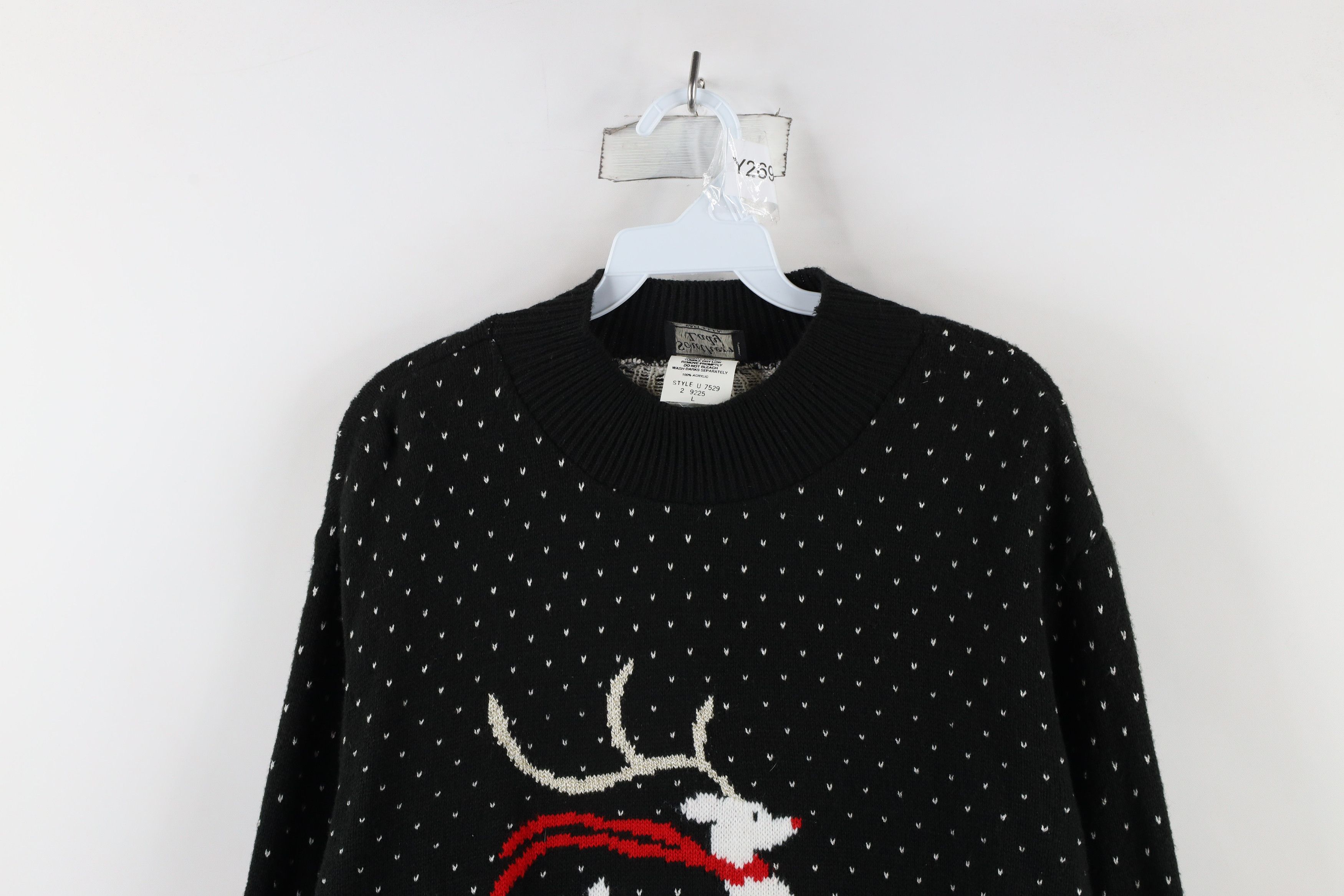 Vintage Vintage 90s Streetwear All Over Print Knit Sweater USA Size L / US 10 / IT 46 - 2 Thumbnail