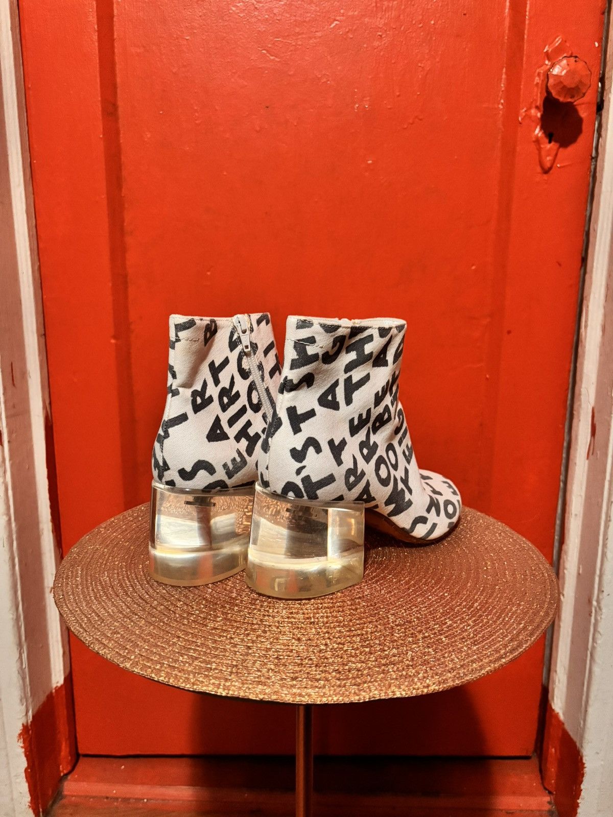 Maison Margiela MM6 Graffiti Heels Size US 9 / IT 39 - 3 Thumbnail