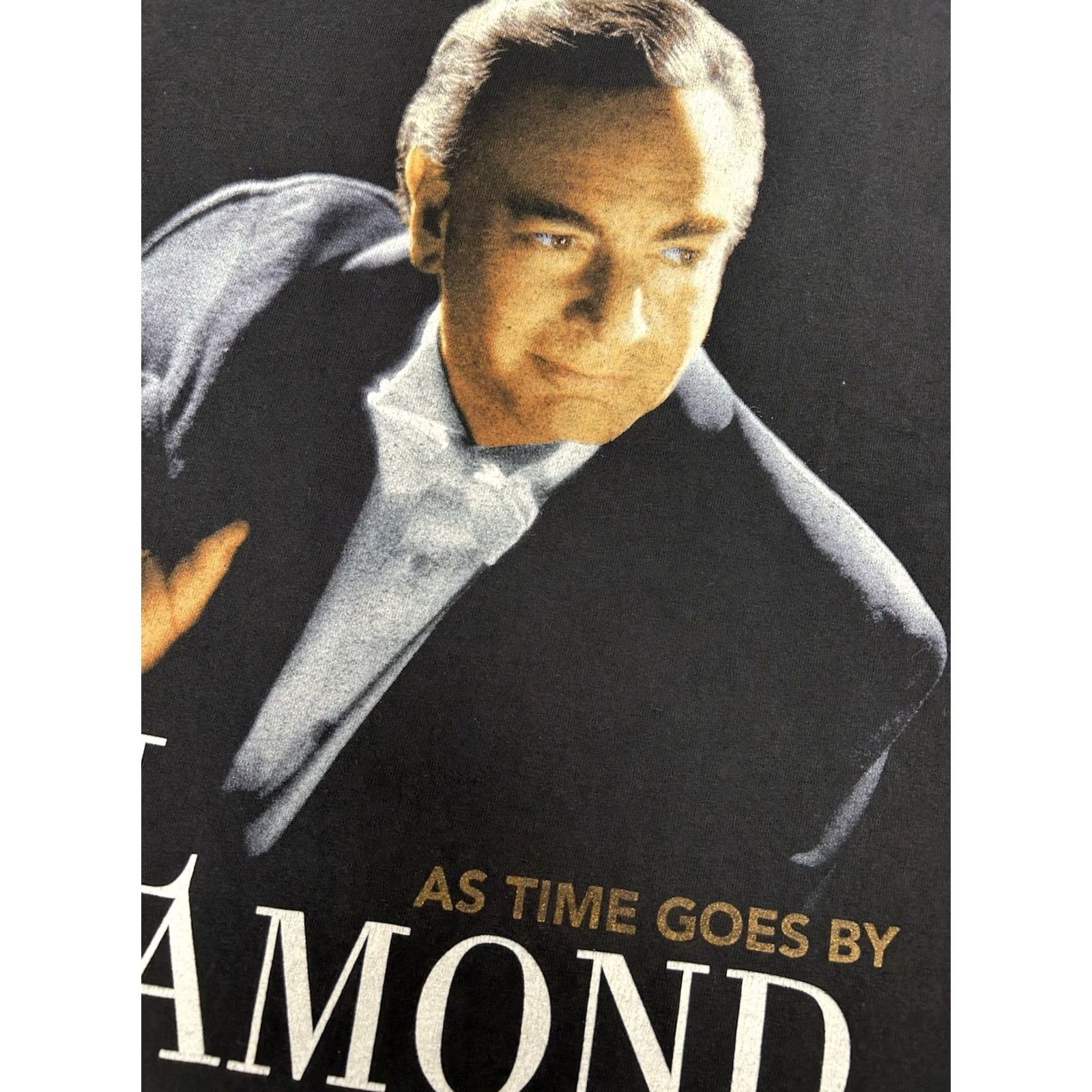 Vintage VINTAGE Neil Diamond T Shirt World Tour As Time Goes By 1998-1999 Concert Large Black Music 90s Band Tour Mens Size US L / EU 52-54 / 3 - 4 Thumbnail