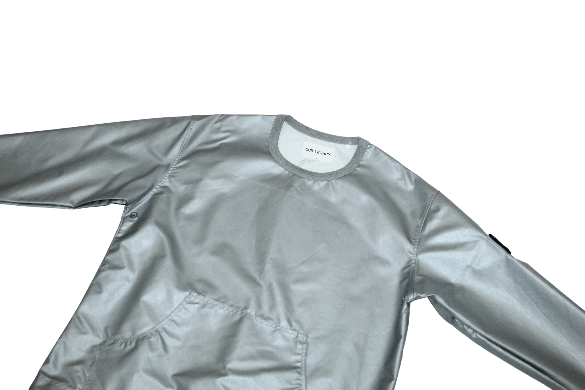 Our Legacy GRAIL💥Our Legacy AW14 Silver Reflective Pullover Jacket Size US XL / EU 56 / 4 - 5 Thumbnail