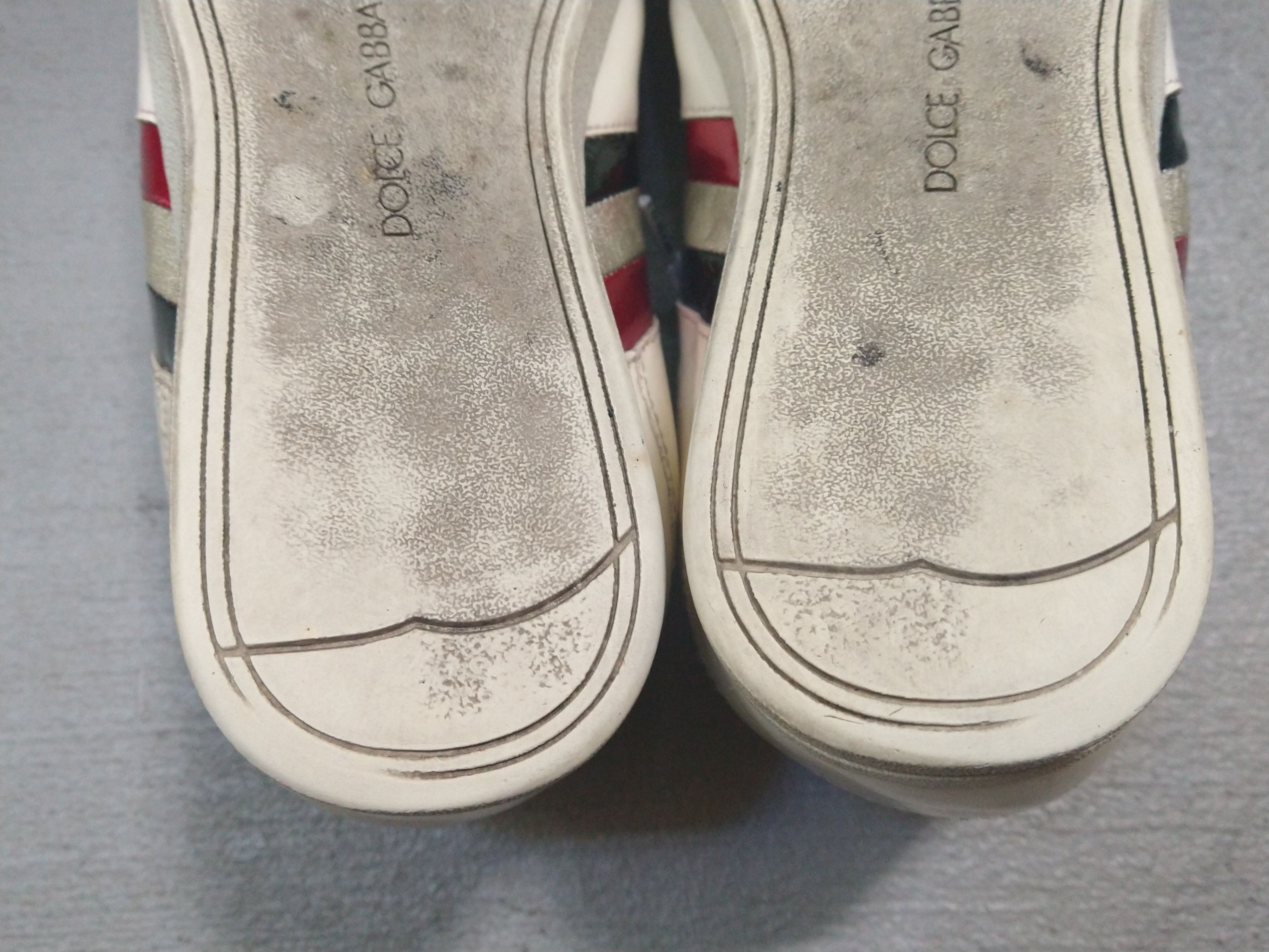 Dolce & Gabbana × Vintage Dolce & Gabbana Sneakers Size 9.5 White Patent Leather Y2K Size US 9.5 / EU 42-43 - 20 Thumbnail