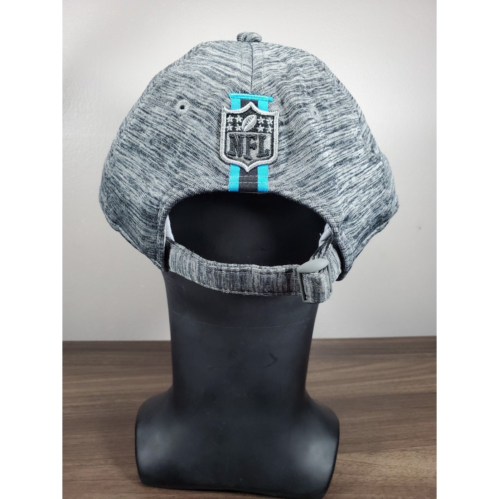 NFL × New Era Carolina Panthers 9Twenty Hat Heather Gray Adjustable Cap Size ONE SIZE - 5 Thumbnail