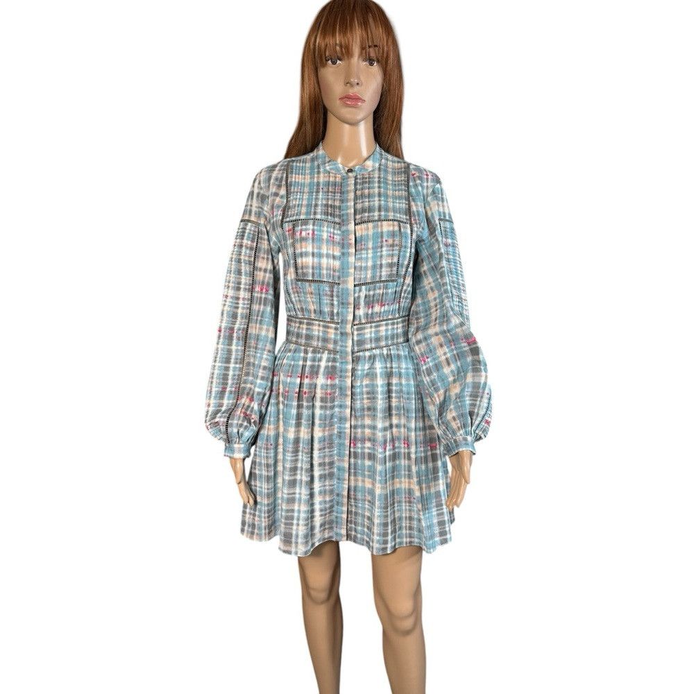 Joie NWT New $298 Joie Charmesse Long Sleeve Cotton Shirtdress S Size XS / US 0-2 / IT 36-38 - 2 Thumbnail