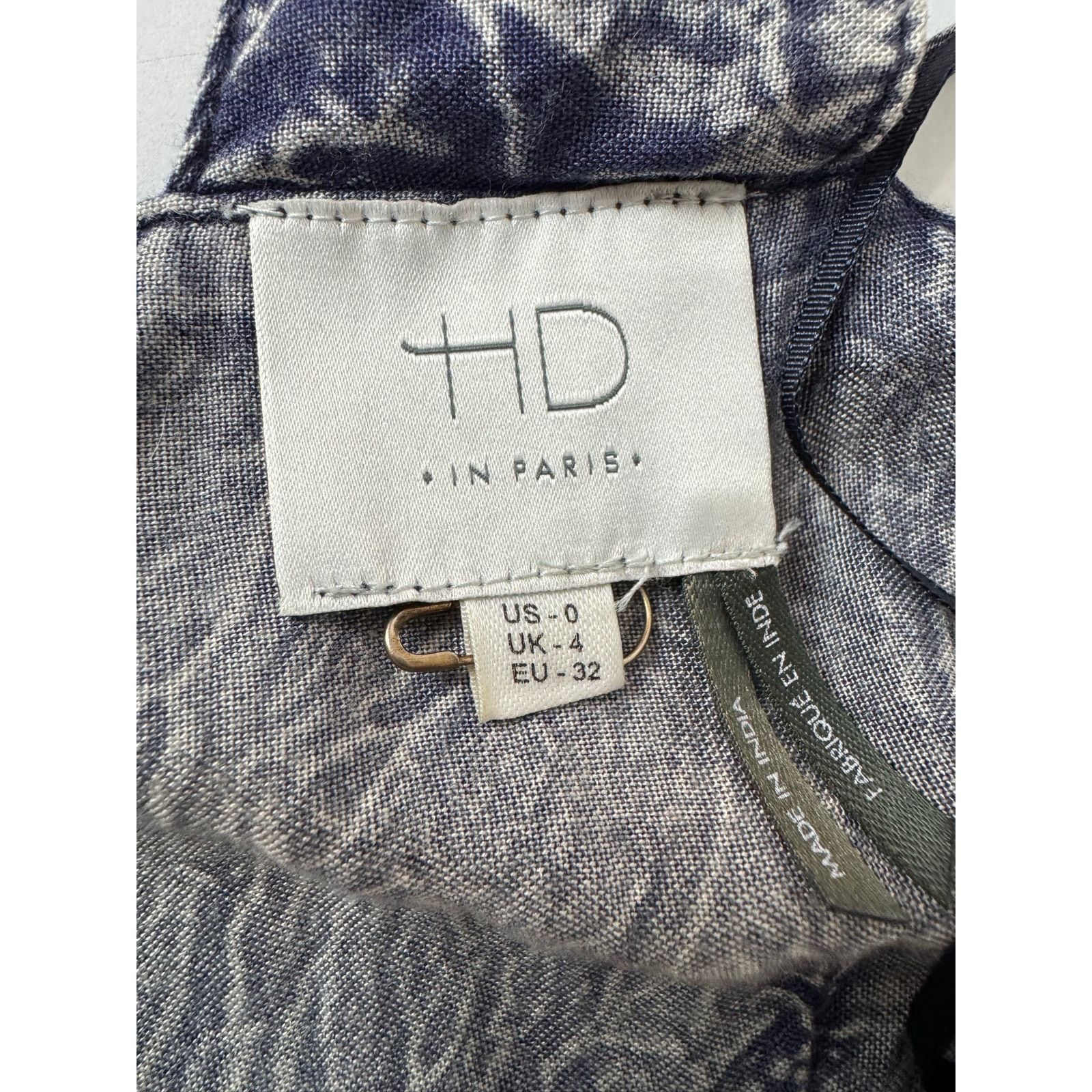 Anthropologie HD in Paris Anthropologie Harbor Printed Romper Jumpsuit - 0 Size 25" / US 0 / IT 36 - 5 Thumbnail