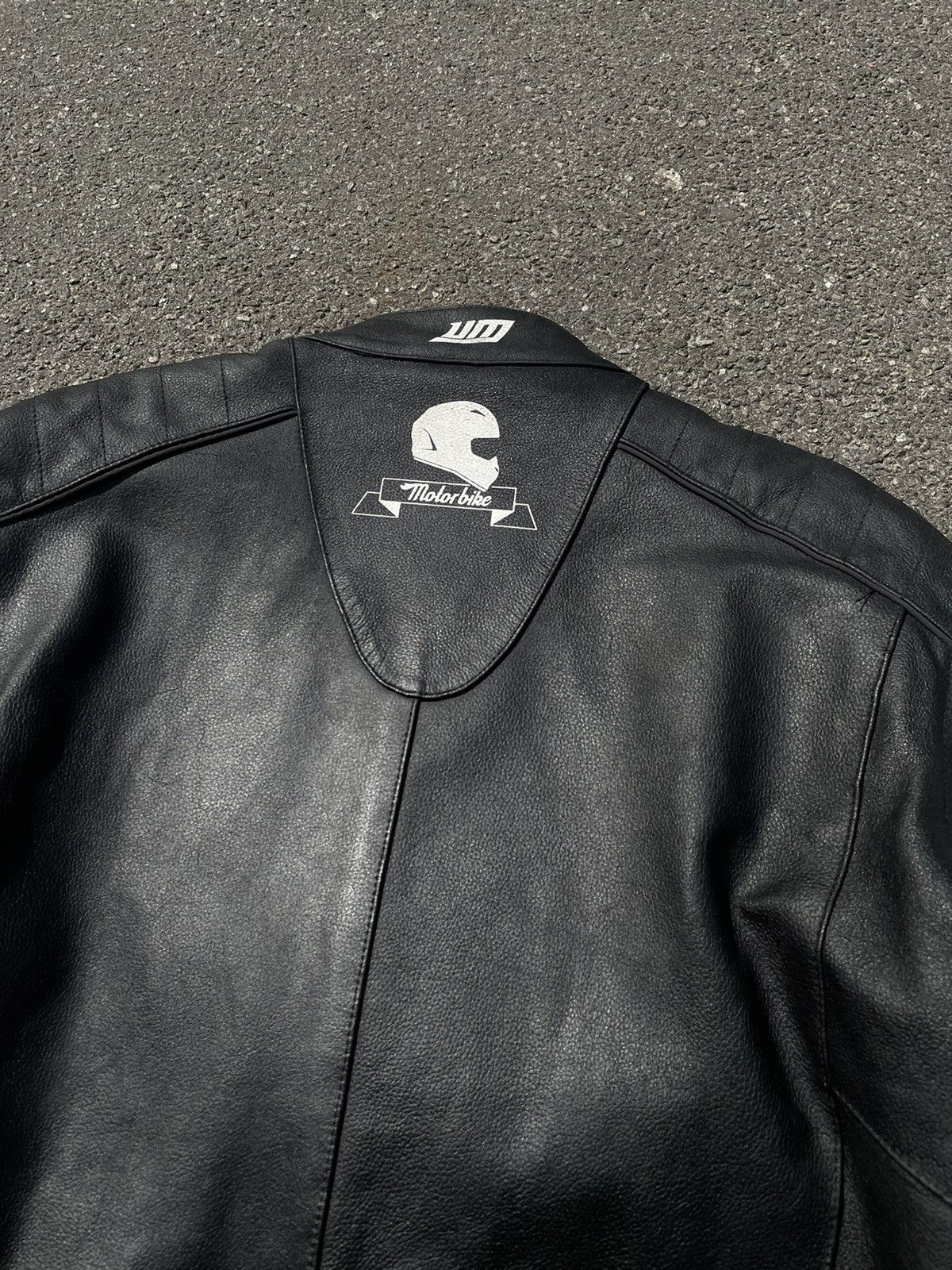 Genuine Leather × Vintage Vintage Genuine Leather Motorcycle Sport Racing Biker Jacket Size US XXL / EU 58 / 5 - 6 Thumbnail