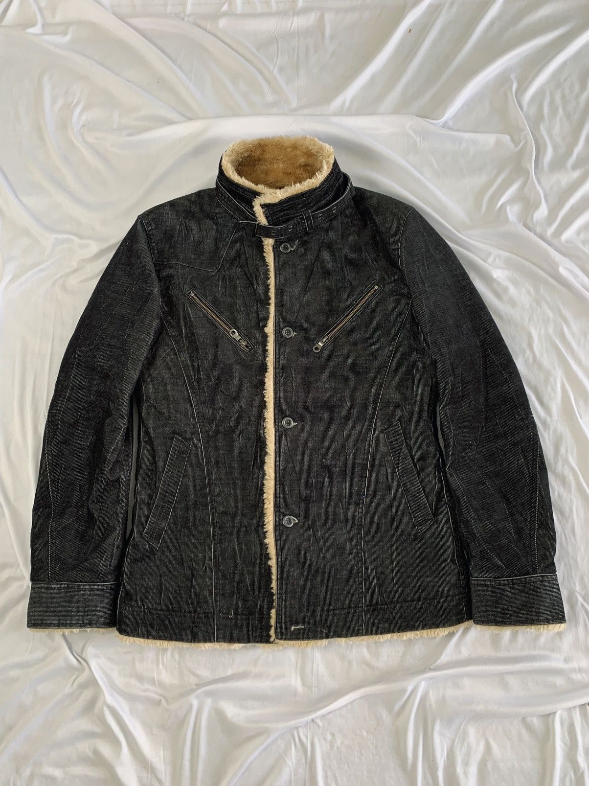 Nicole Club Tornado mart jacket style by cut&sew era sherpa bono Size US M / EU 48-50 / 2 - 4 Thumbnail