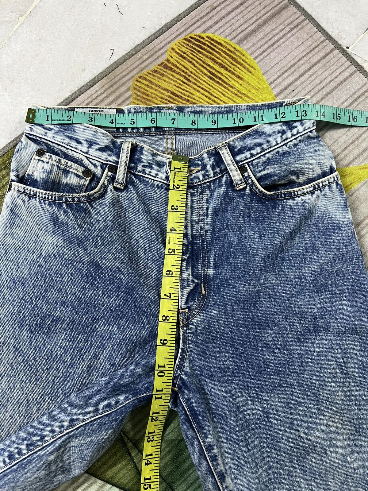 Edwin × Vintage VINTAGE EDWIN INTERNATIONAL BASIC ASID WASH JEANS Size US 27 - 12 Thumbnail