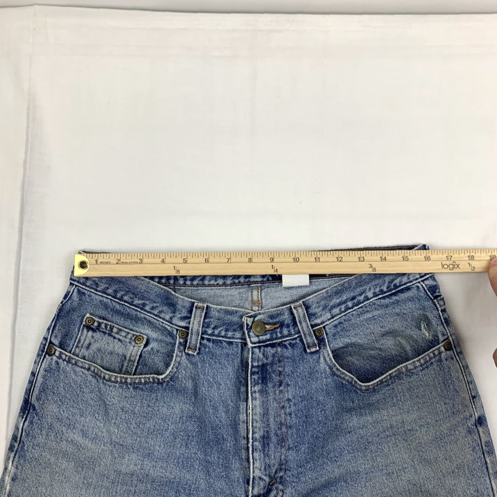 Eddie Bauer VINTAGE Eddie Bauer Jeans Adult 34 Blue Relaxed Fit Straight Leg 90s Y2K Mens Jeans Size US 34 / EU 50 - 6 Thumbnail
