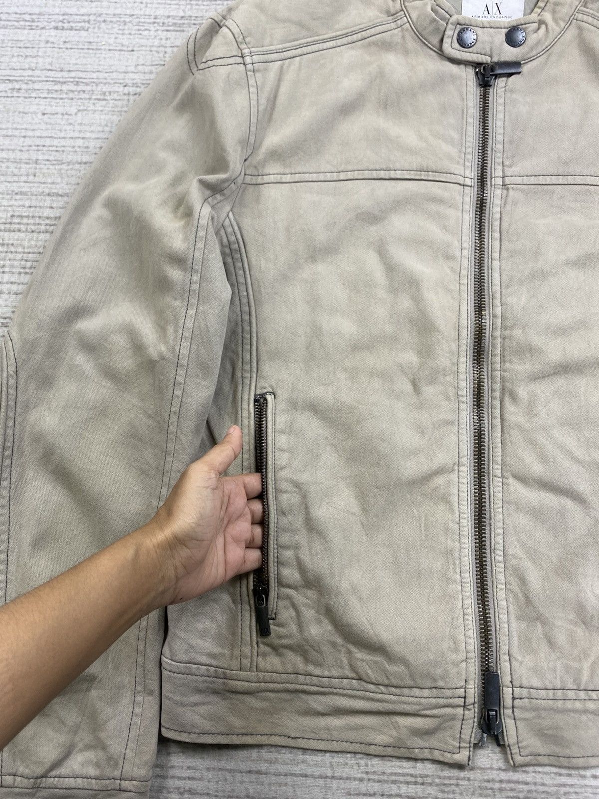 Armani Exchange × Japanese Brand × Vintage Vintage Armani Exchange Casual Jacket Size US M / EU 48-50 / 2 - 7 Thumbnail