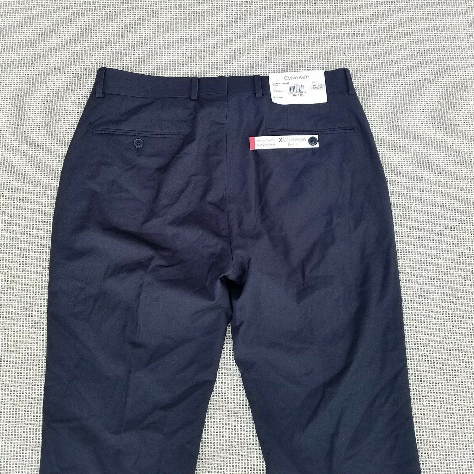 Calvin Klein Men's Calvin Klein Wool/Spandex Pants. 33/30 Size US 33 - 4 Thumbnail