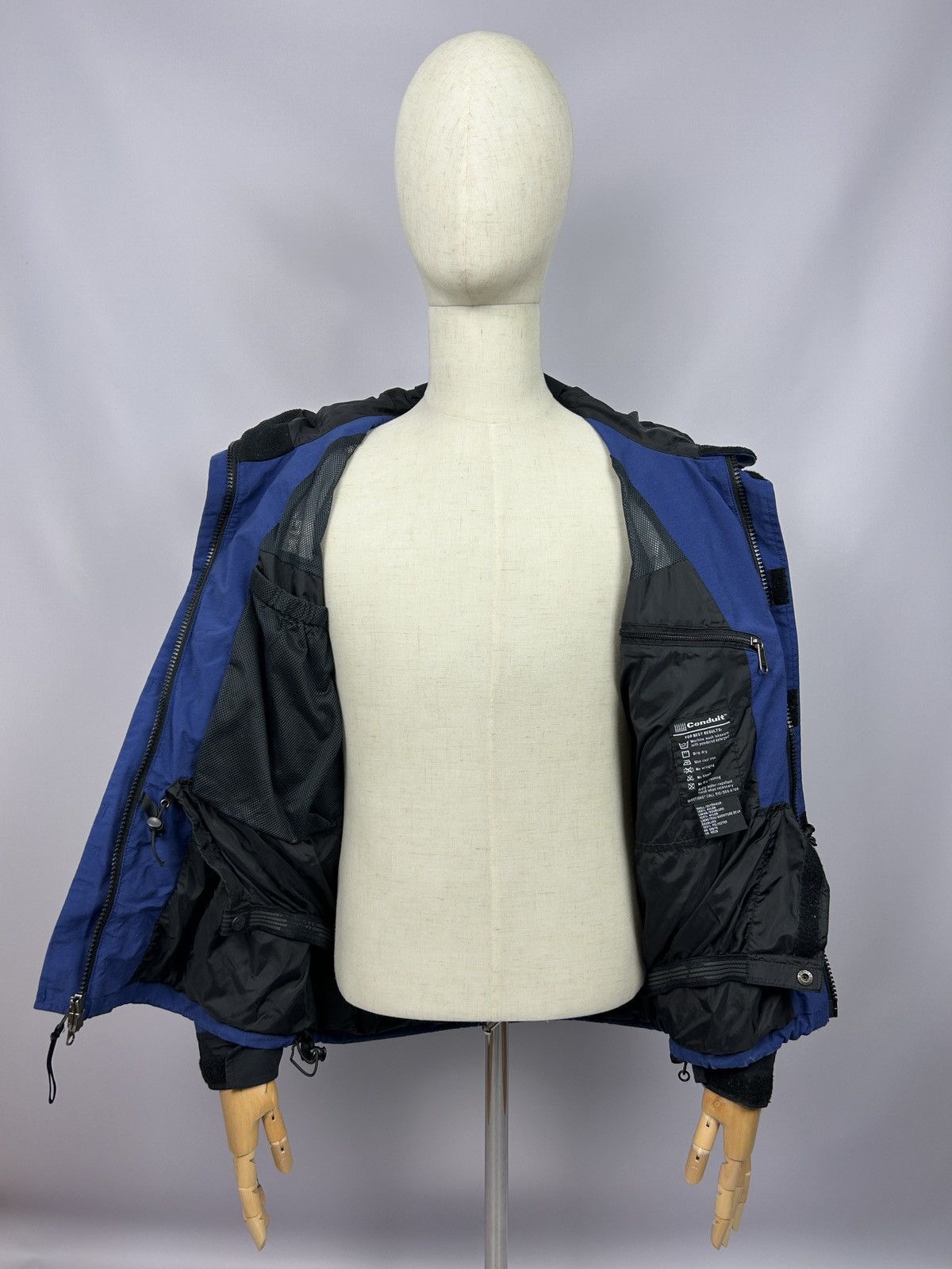 Mountain Hardwear Mountain Hardwear Jacket Blue Conduit Full Zip Hooded Size S Size US S / EU 44-46 / 1 - 13 Thumbnail
