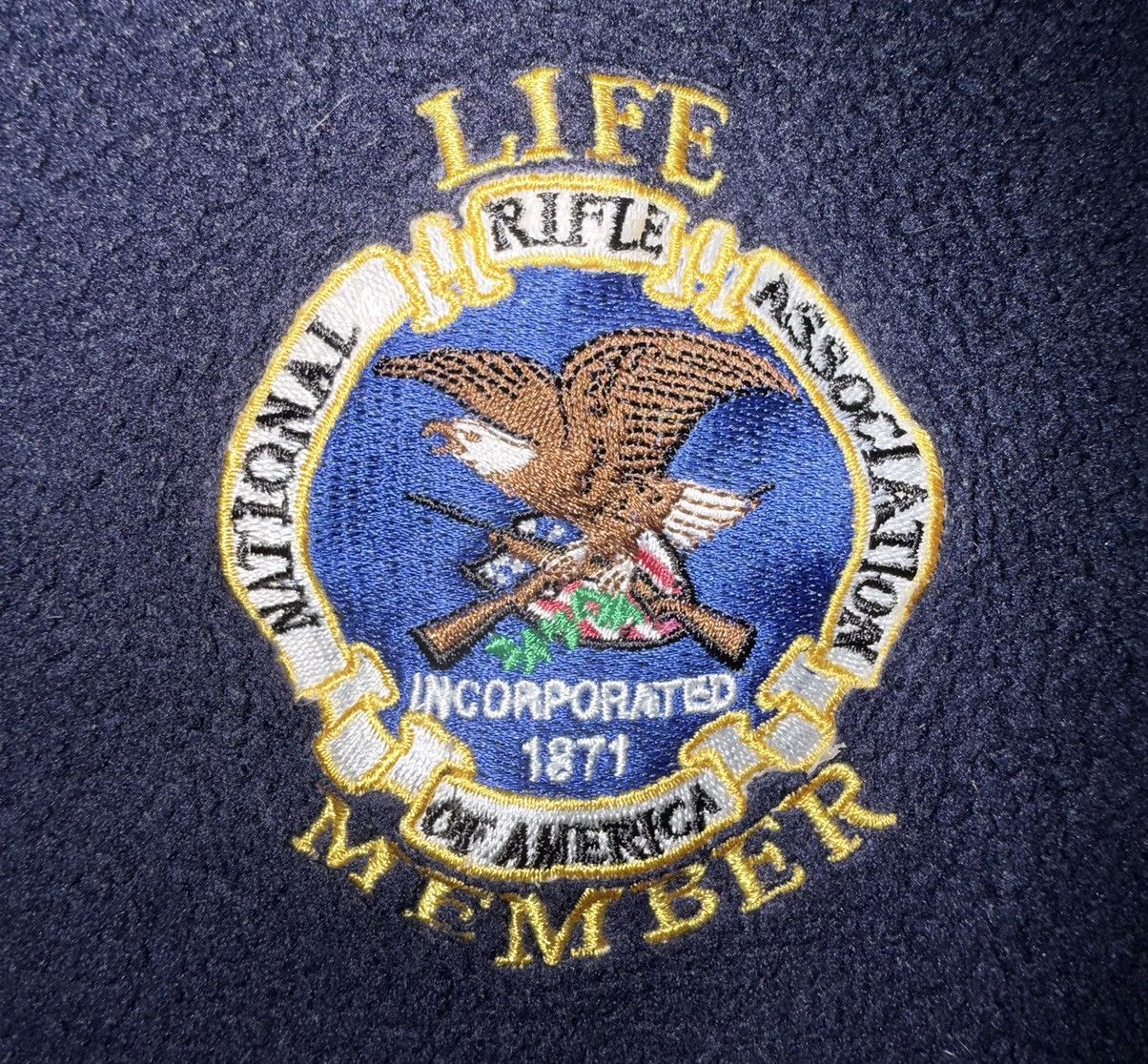 Vintage NRA Gear Vintage Life Member Technical Cinch Fleece Size US XL / EU 56 / 4 - 4 Thumbnail