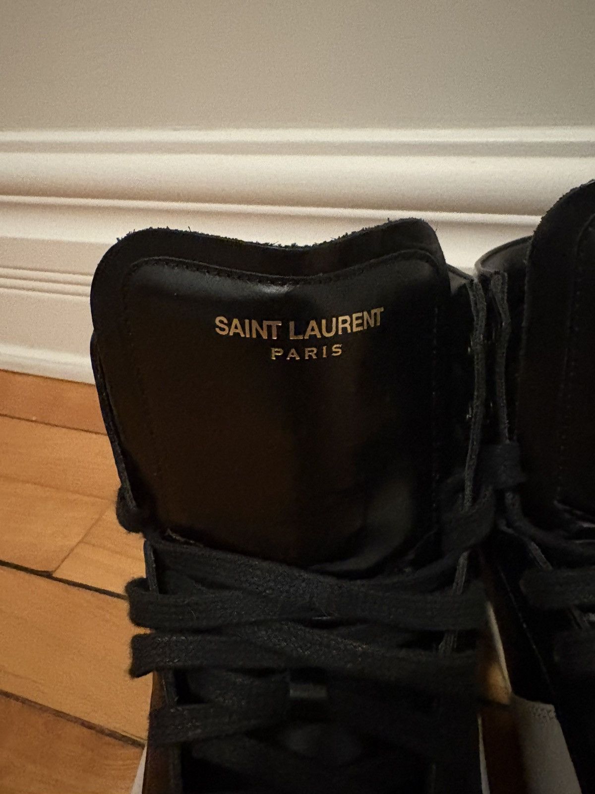 Saint Laurent Paris Saint Laurent Paris SL 10 black leather sneakers Size US 9 / EU 42 - 2 Thumbnail