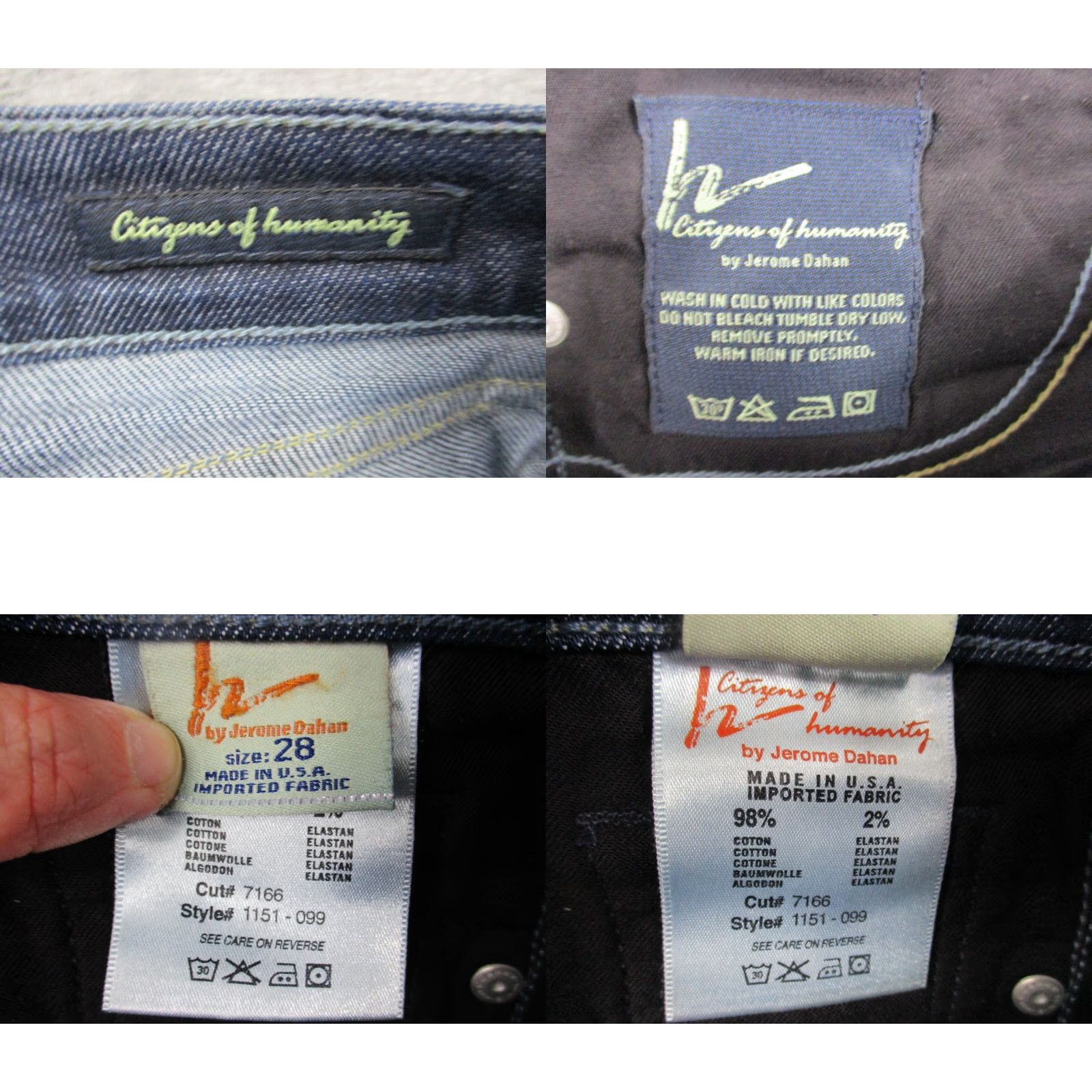 Citizens Of Humanity Citizens of Humanity Jeans Women 28 Bootcut Dark Wash Blue Jeans Bootcut Women 28 Dark Wash Citizens of Humanity Emerson 7166 Size 28" / US 6 / IT 42 - 9 Thumbnail