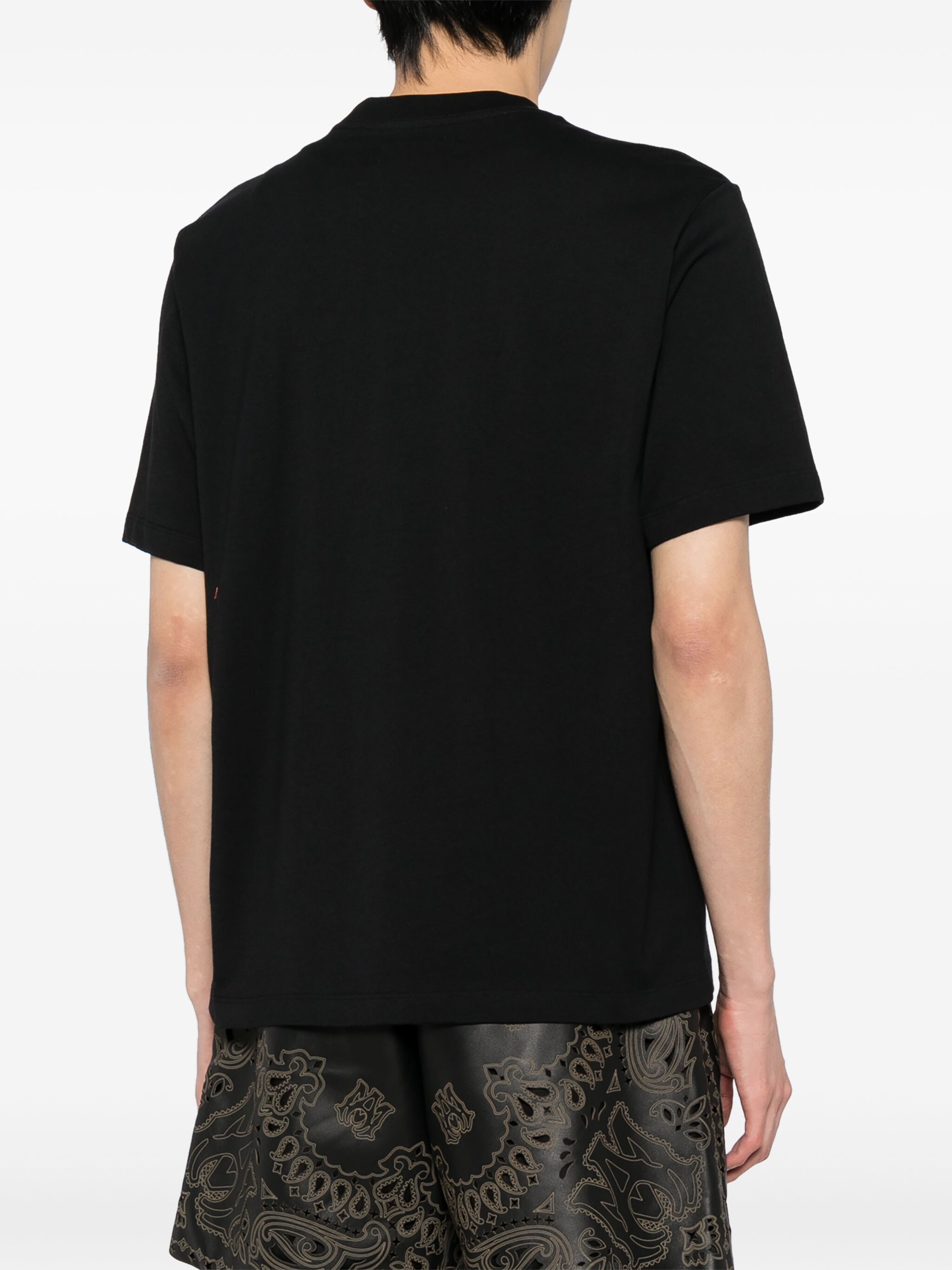 Amiri o1w1db11224 Logo-Print Cotton T-Shirt in Black Size US S / EU 44-46 / 1 - 4 Thumbnail