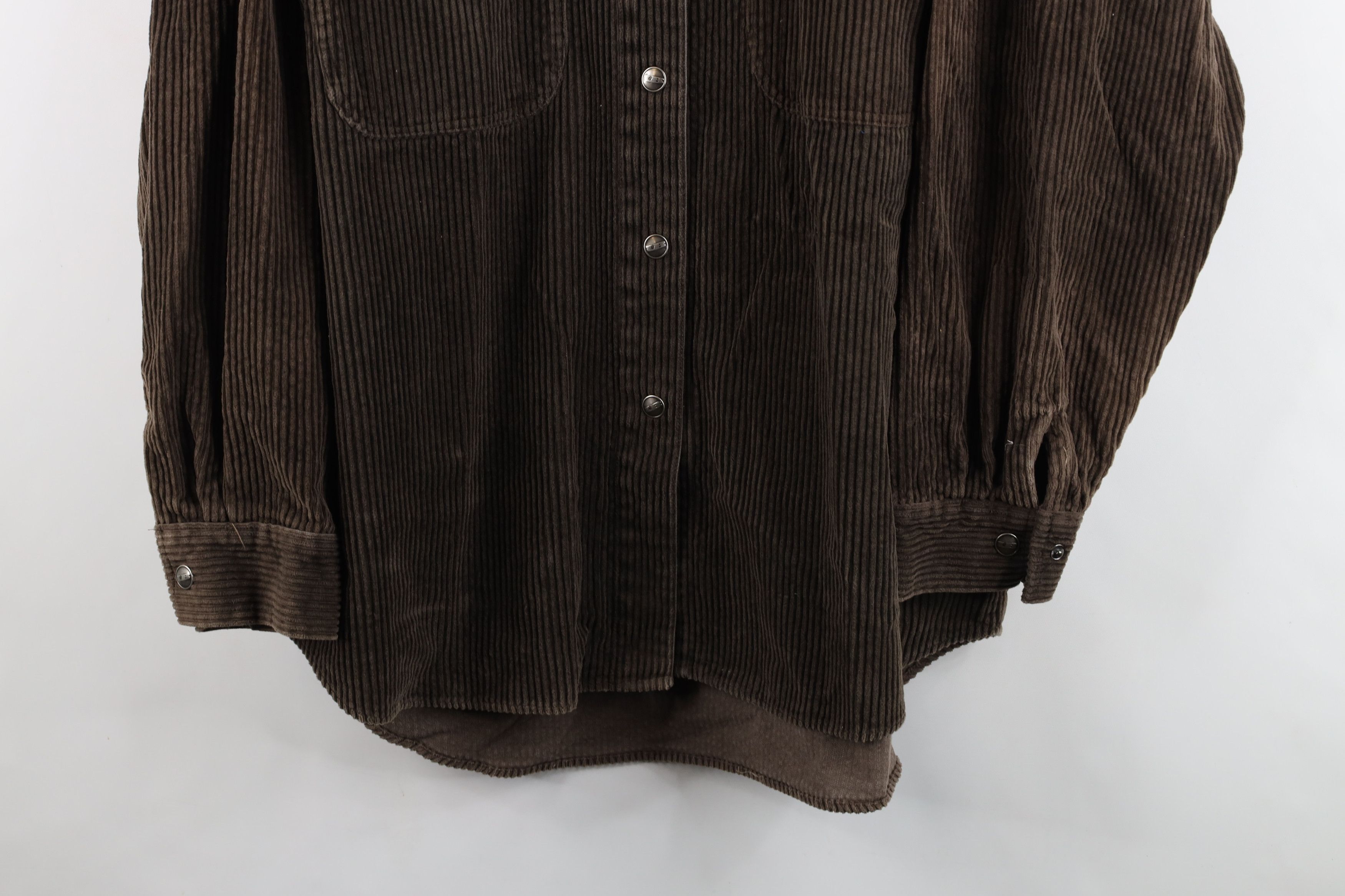 UNIONBAY Vintage 90s Unionbay Surfing Corduroy Button Shirt Jacket Size L / US 10 / IT 46 - 3 Thumbnail